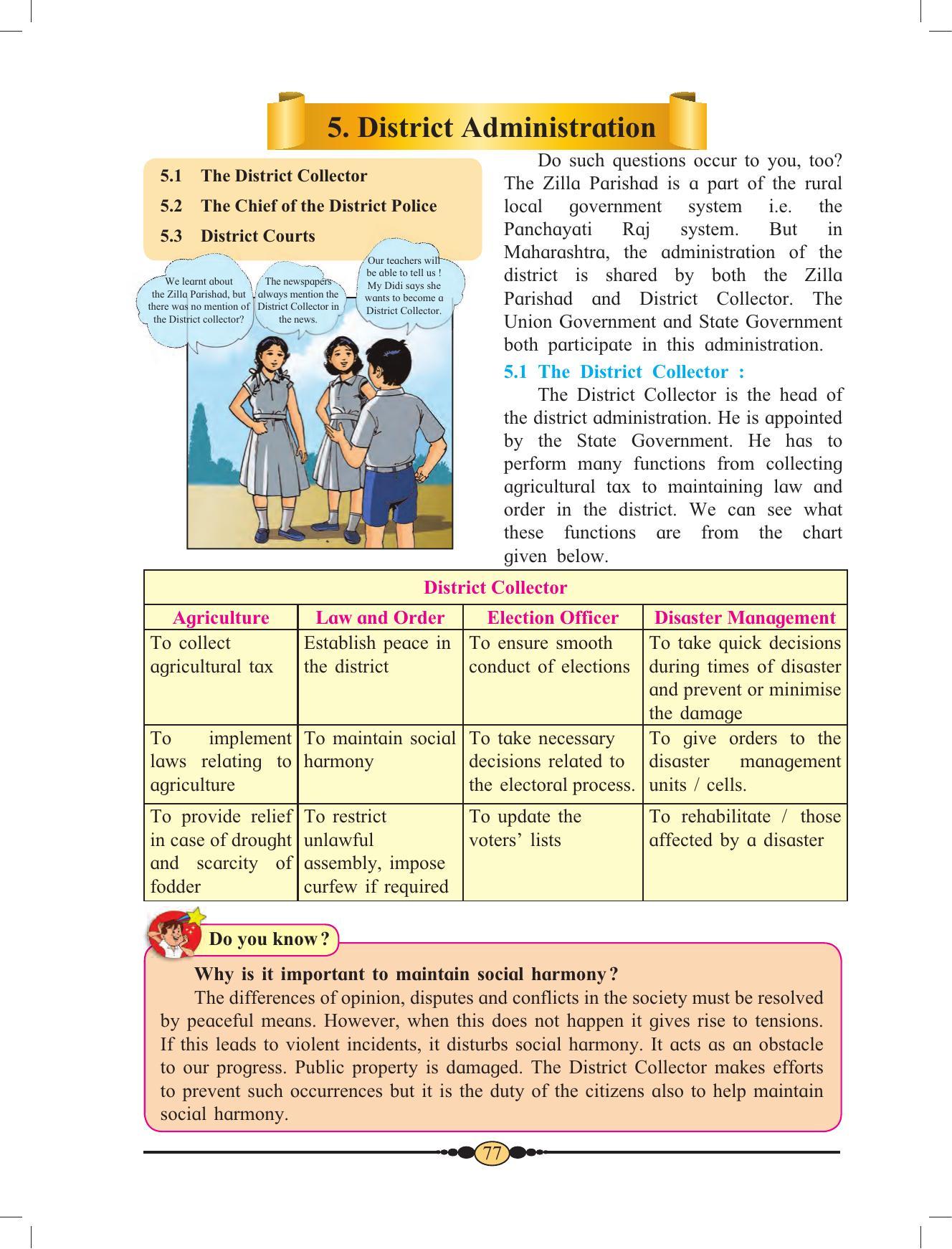 Maharashtra Board Class 6 History & Civics Textbook - Page 87