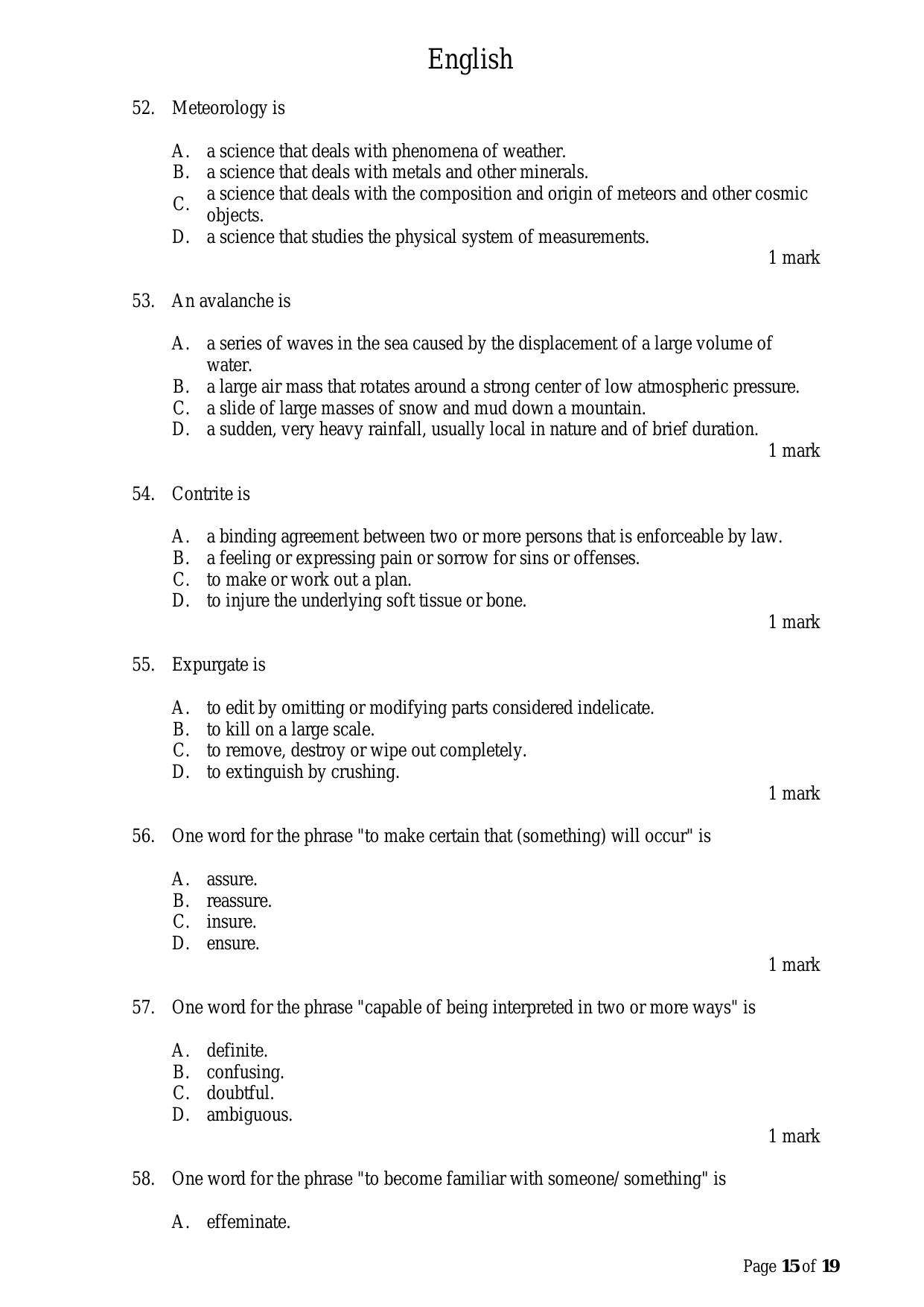 ACET March 2023 Question Papers - Page 15