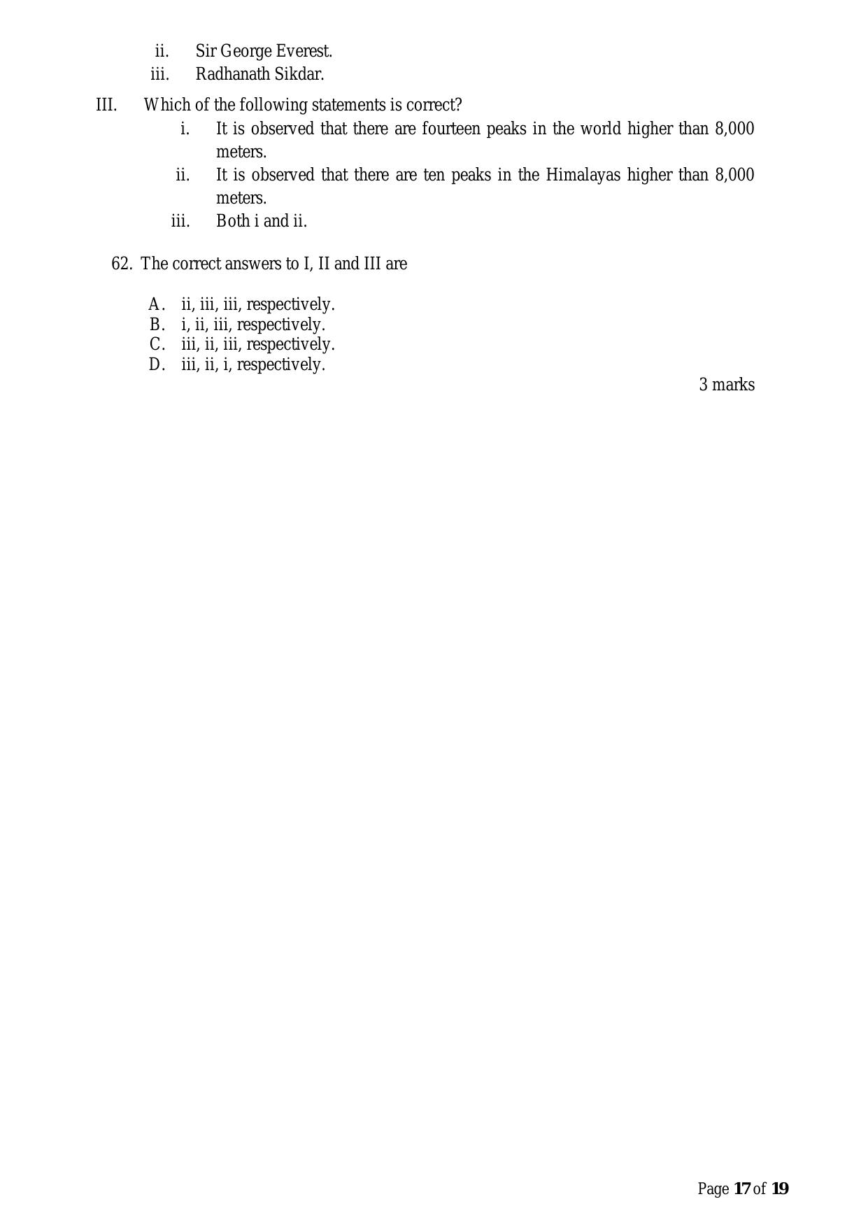 ACET March 2023 Question Papers - Page 17