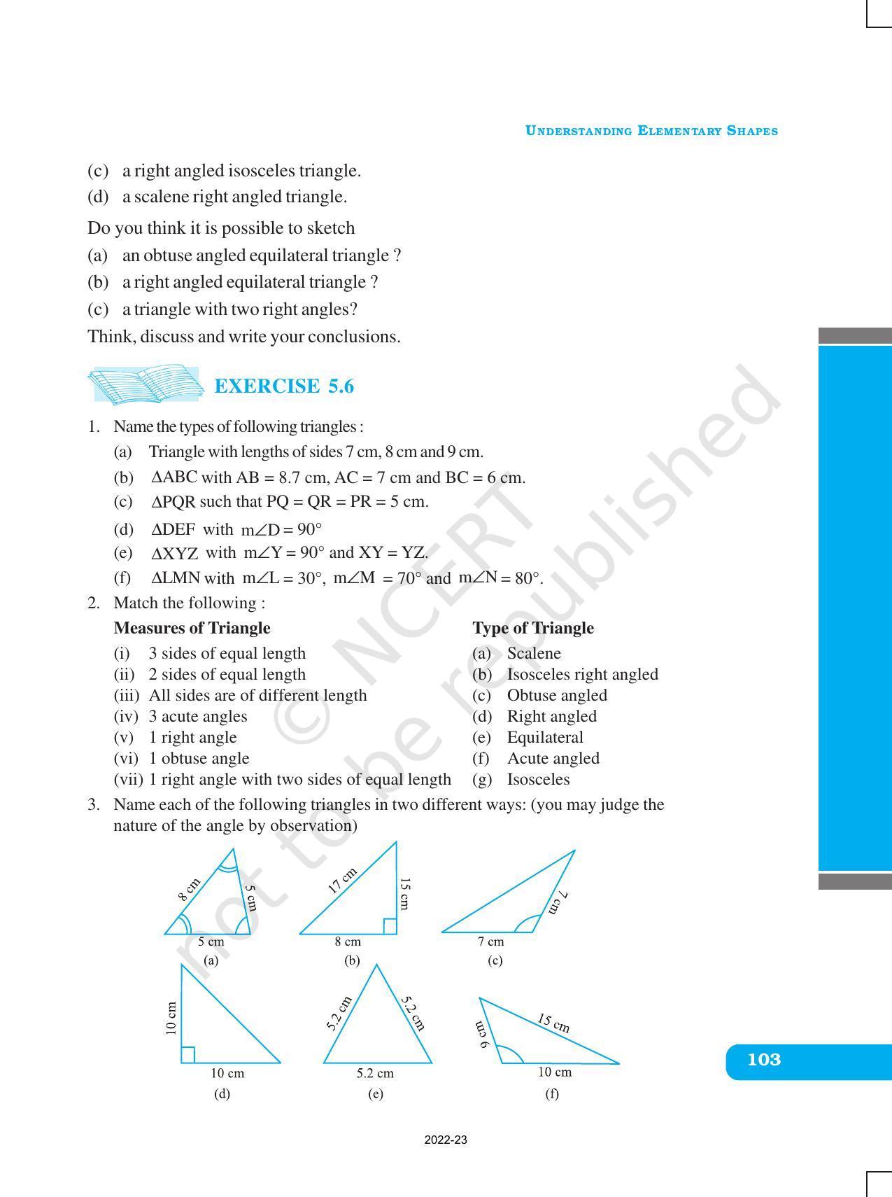 NCERT Book for Class 6 Maths: Chapter 5-Understanding Elementary Shapes - Page 18