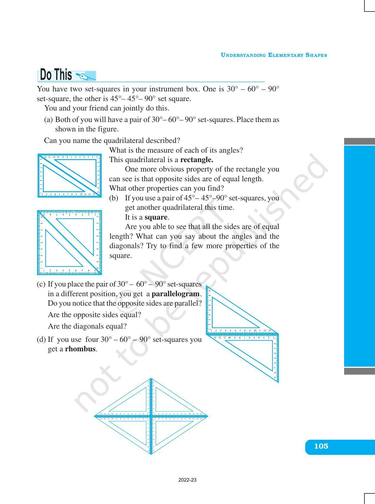 NCERT Book for Class 6 Maths: Chapter 5-Understanding Elementary Shapes - Page 20