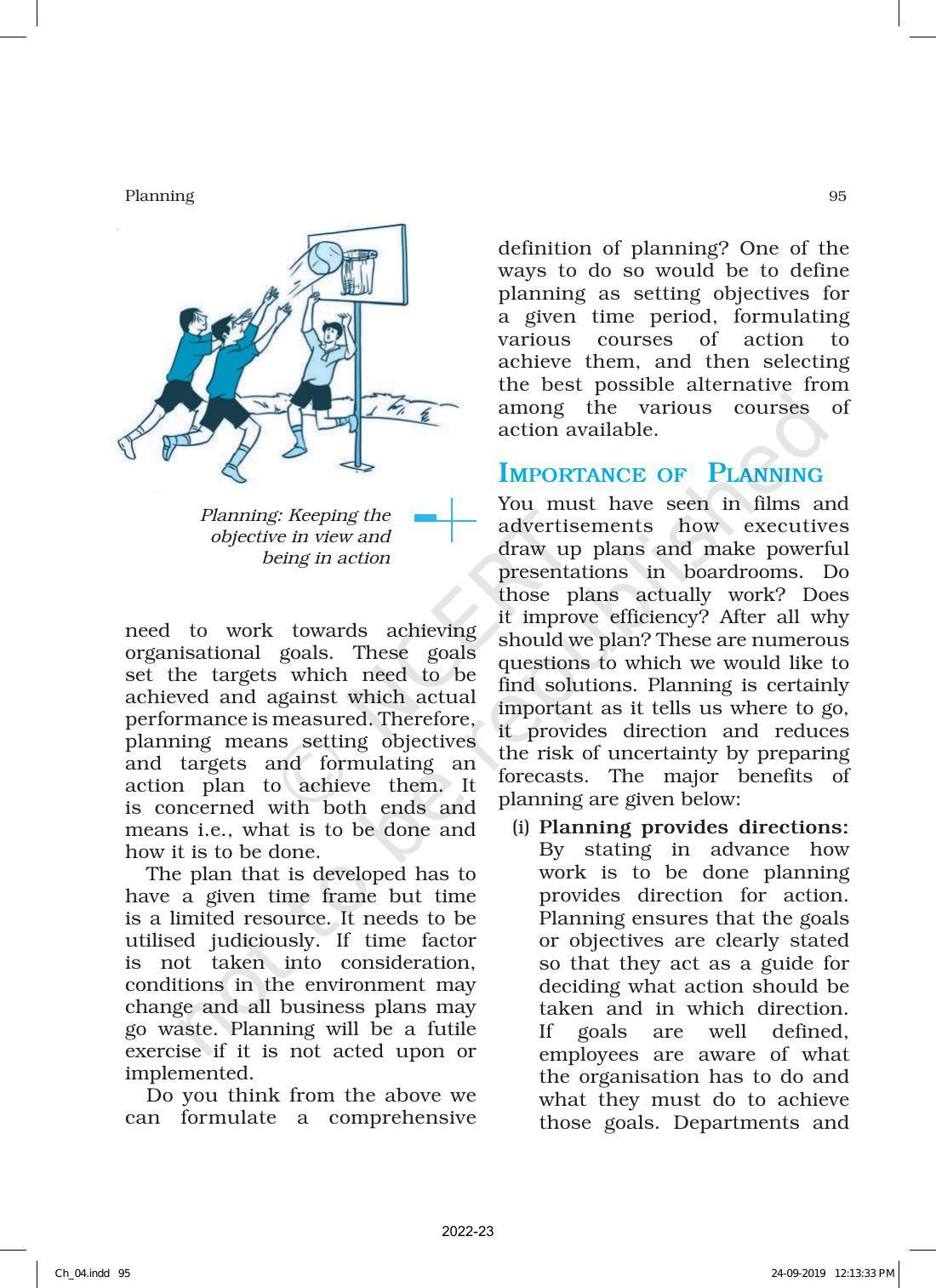 NCERT Book for Class 12 Business Studies Chapter 4 Planning - Page 3