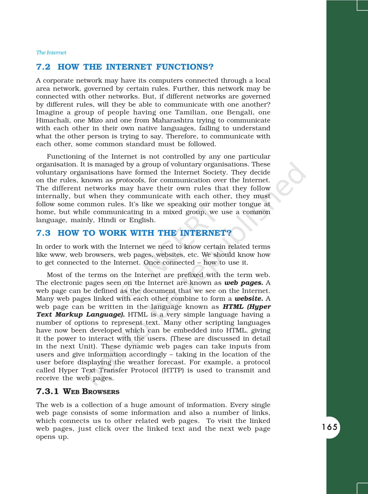 NCERT Book for Class 11 Computers Chapter 7 The Internet - Page 3