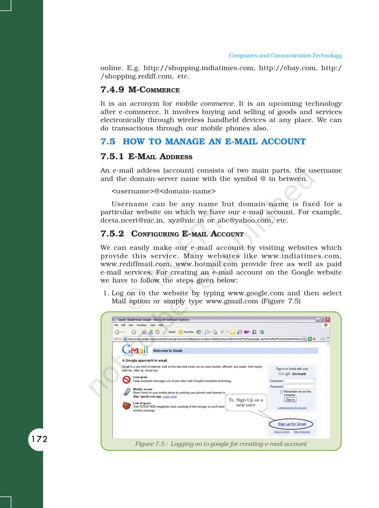 NCERT Book for Class 11 Computers Chapter 7 The Internet - Page 10