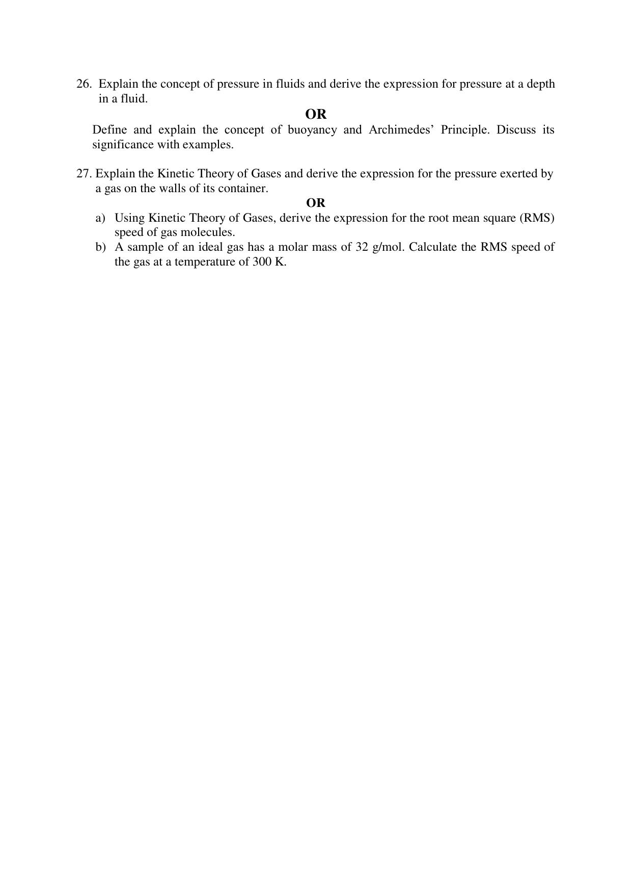 HPBOSE Class 11th Physics Sample Question Papers 2025 - Page 4