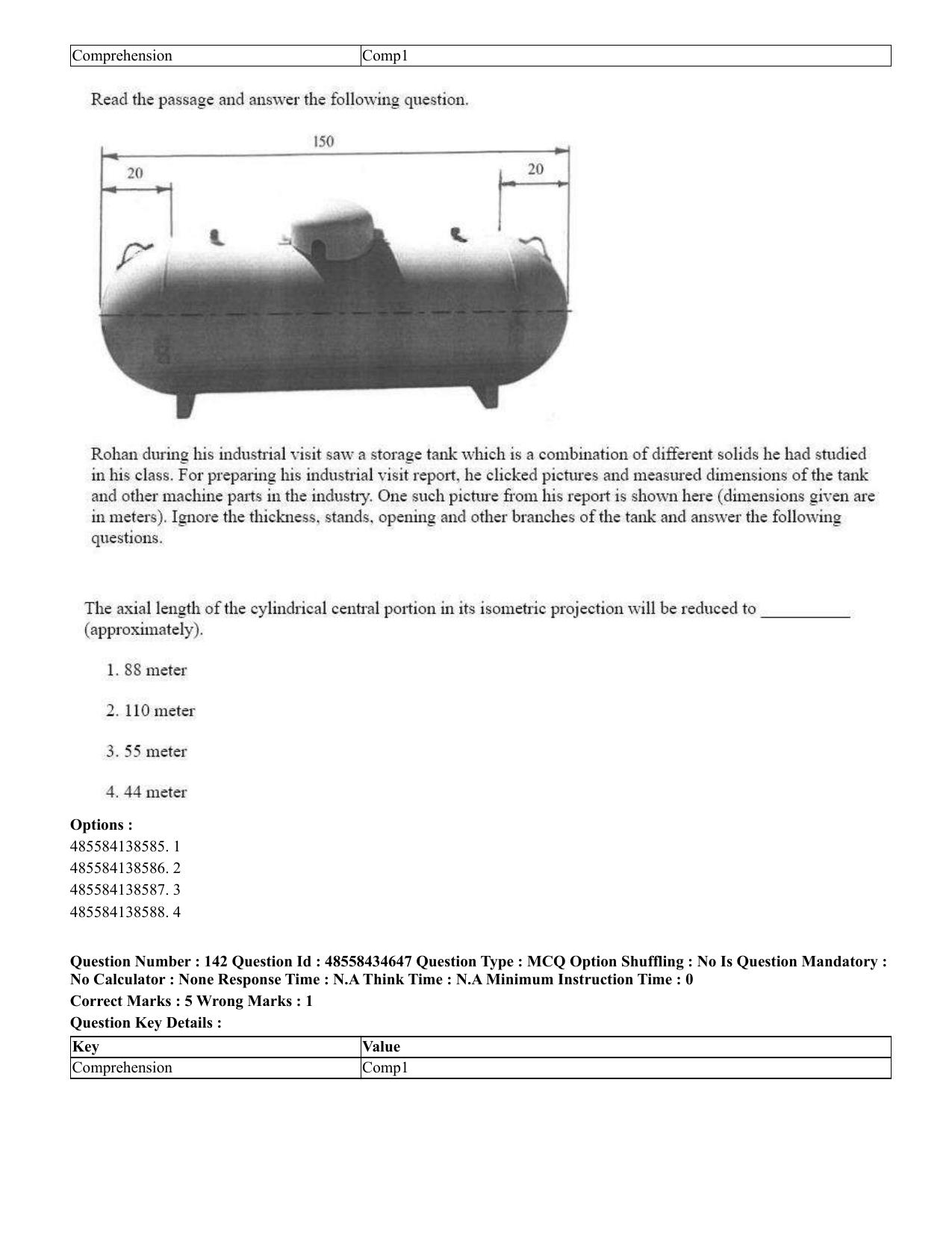CUET 2023 English Bengali Shift 3 Question Paper - 18 June 2023 - Page 148