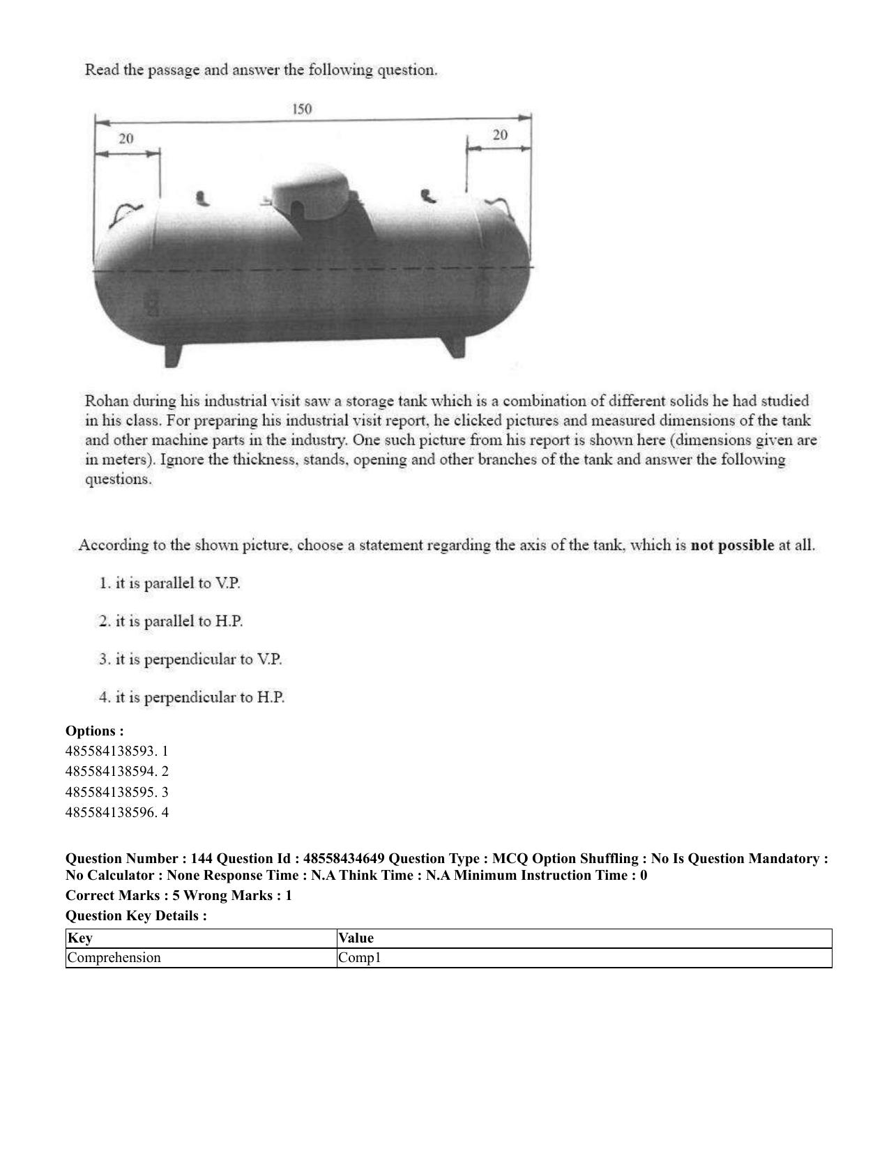 CUET 2023 English Bengali Shift 3 Question Paper - 18 June 2023 - Page 152
