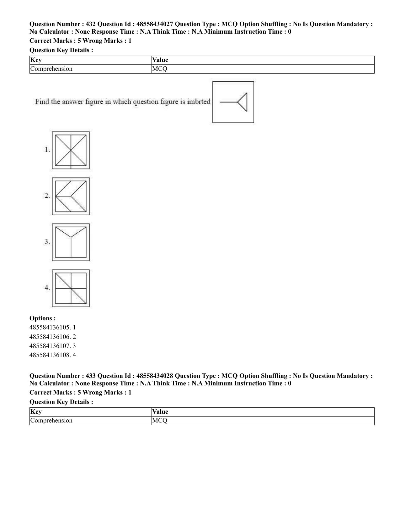 CUET 2023 English Bengali Shift 3 Question Paper - 18 June 2023 - Page 358