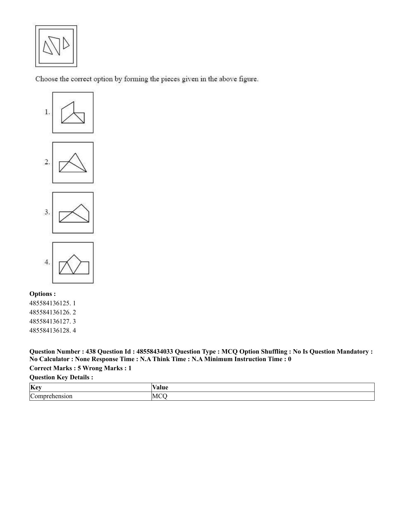 CUET 2023 English Bengali Shift 3 Question Paper - 18 June 2023 - Page 362
