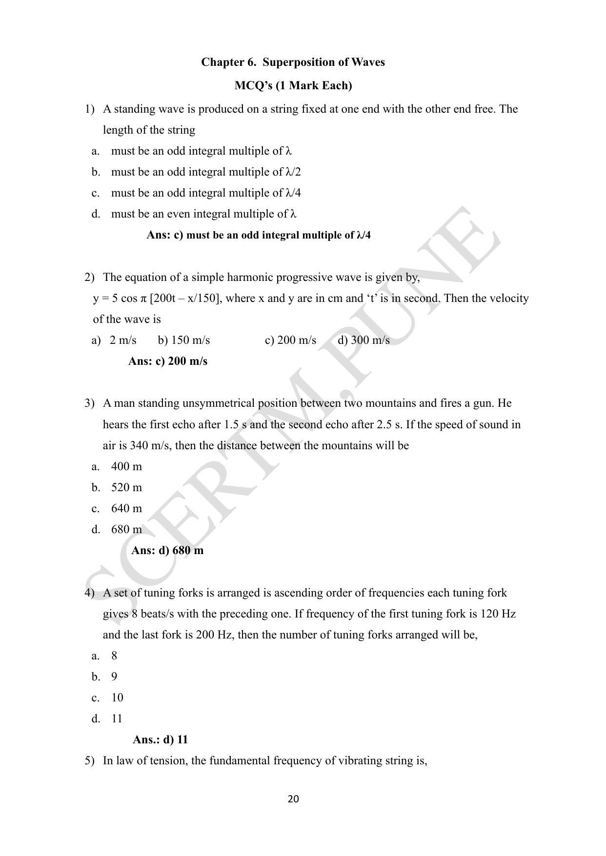 Maharashtra Board Class 12 Physics (Medium ENGLISH) 2023 Question Bank - Page 20