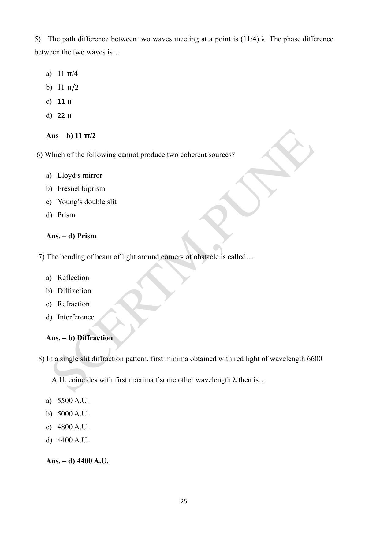 Maharashtra Board Class 12 Physics (Medium ENGLISH) 2023 Question Bank - Page 25