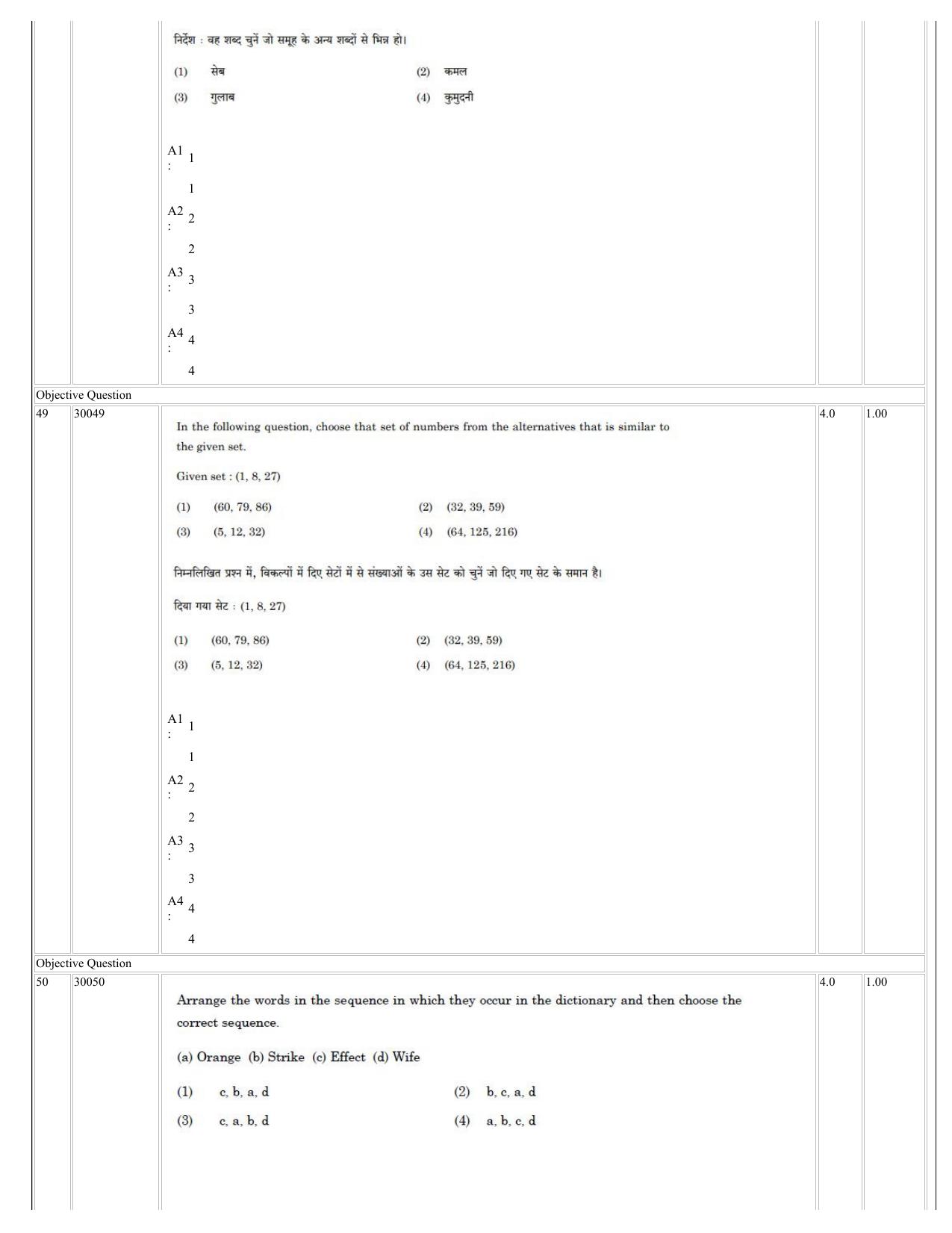NCHMCT JEE 2023 Question Paper - Page 23