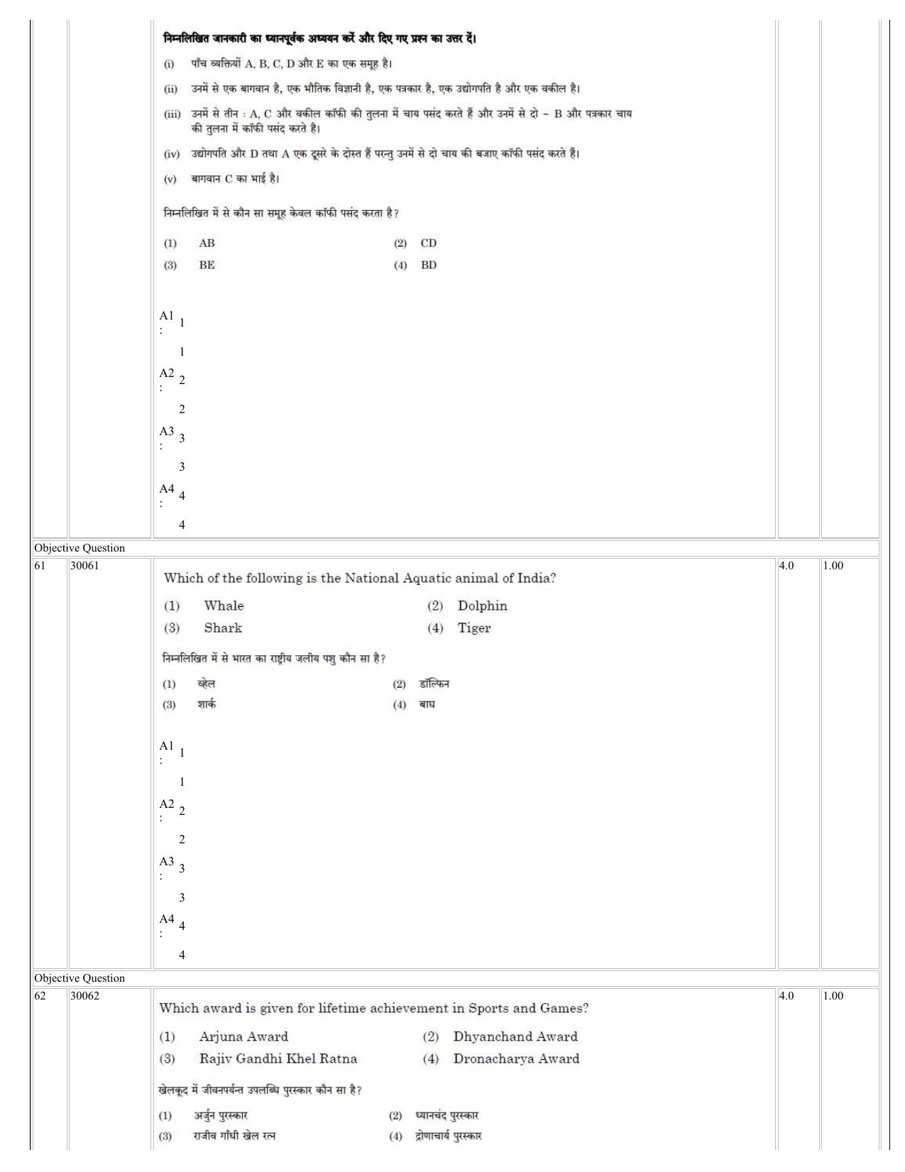 NCHMCT JEE 2023 Question Paper - Page 30