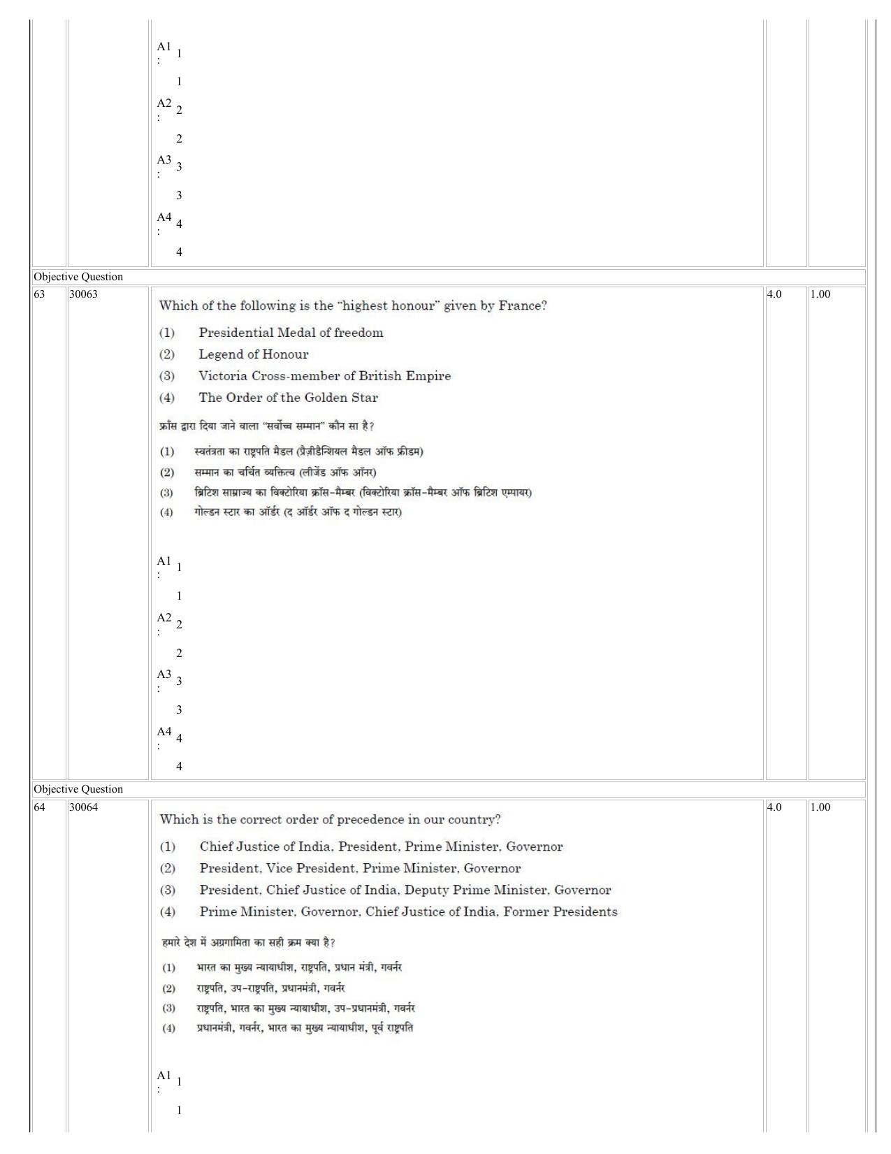 NCHMCT JEE 2023 Question Paper - Page 31