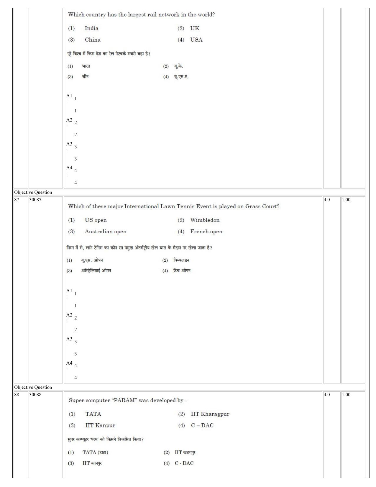 NCHMCT JEE 2023 Question Paper - Page 41