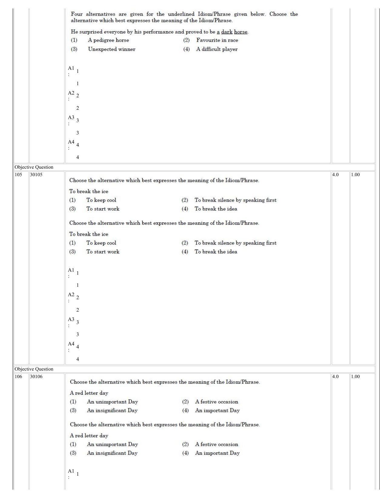 NCHMCT JEE 2023 Question Paper - Page 49