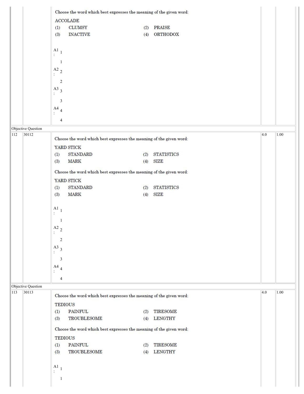 NCHMCT JEE 2023 Question Paper - Page 52