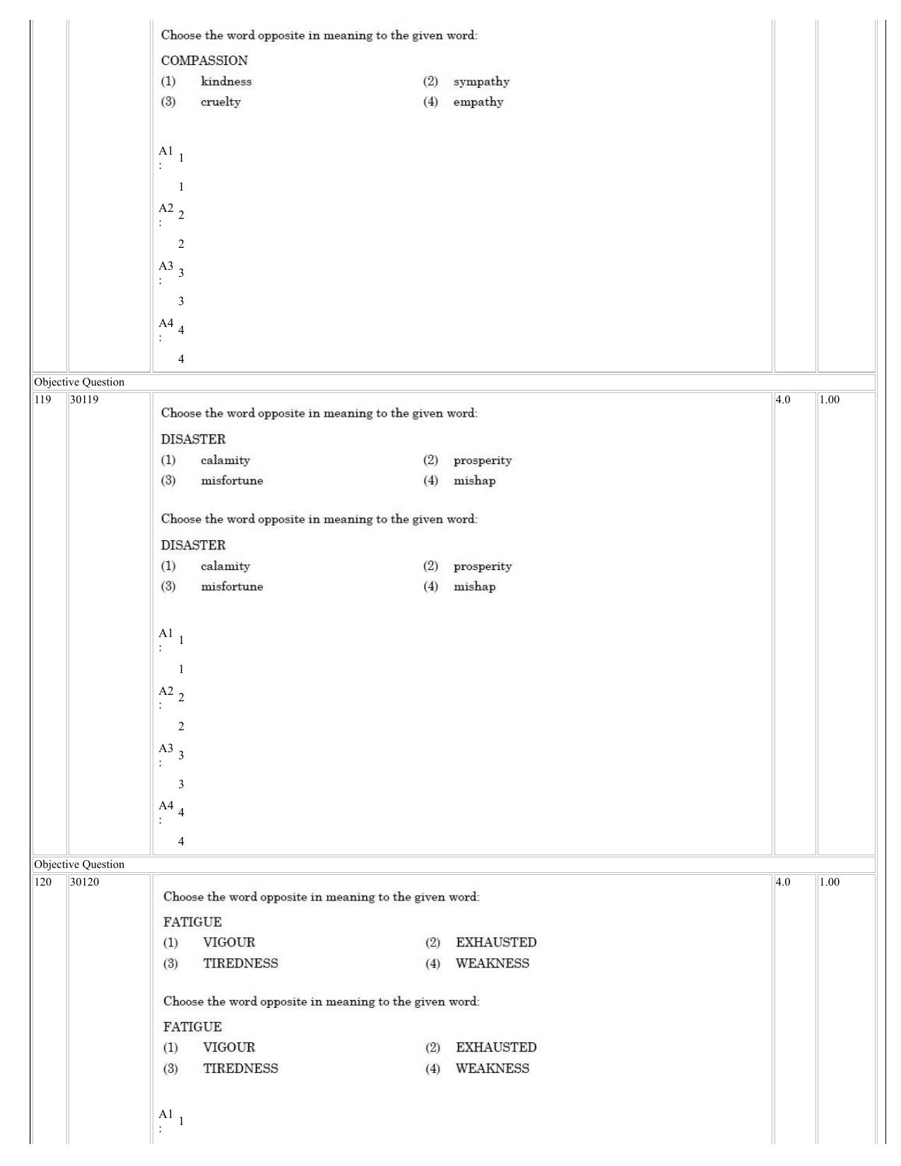 NCHMCT JEE 2023 Question Paper - Page 55