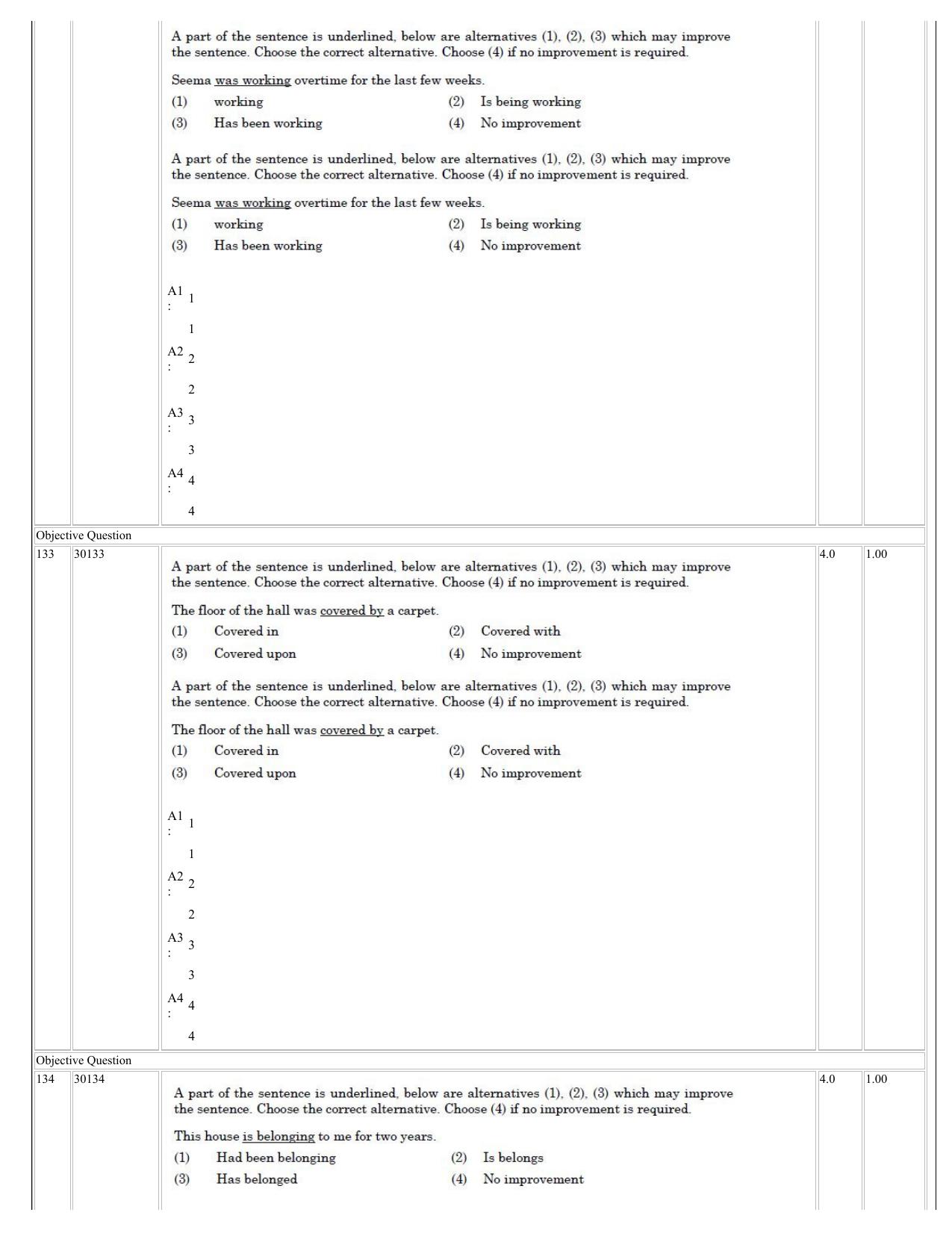 NCHMCT JEE 2023 Question Paper - Page 61