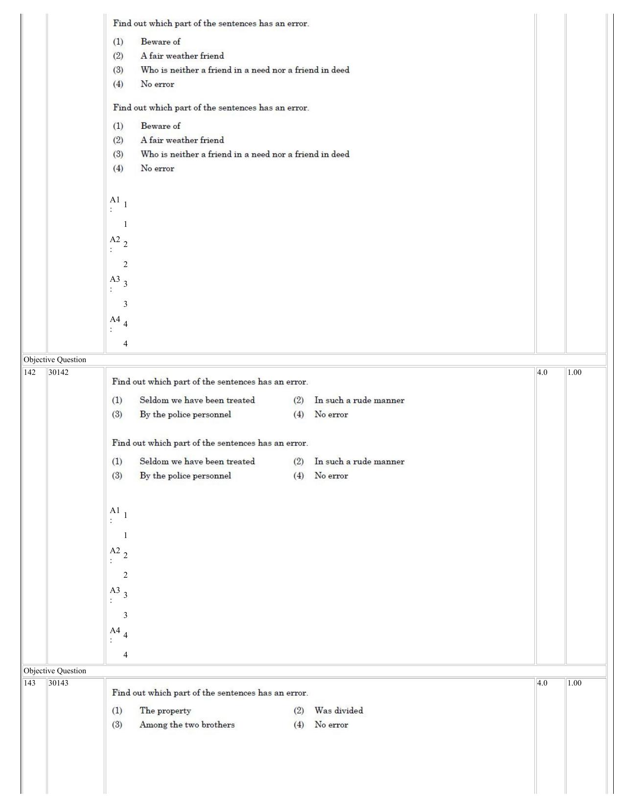 NCHMCT JEE 2023 Question Paper - Page 65