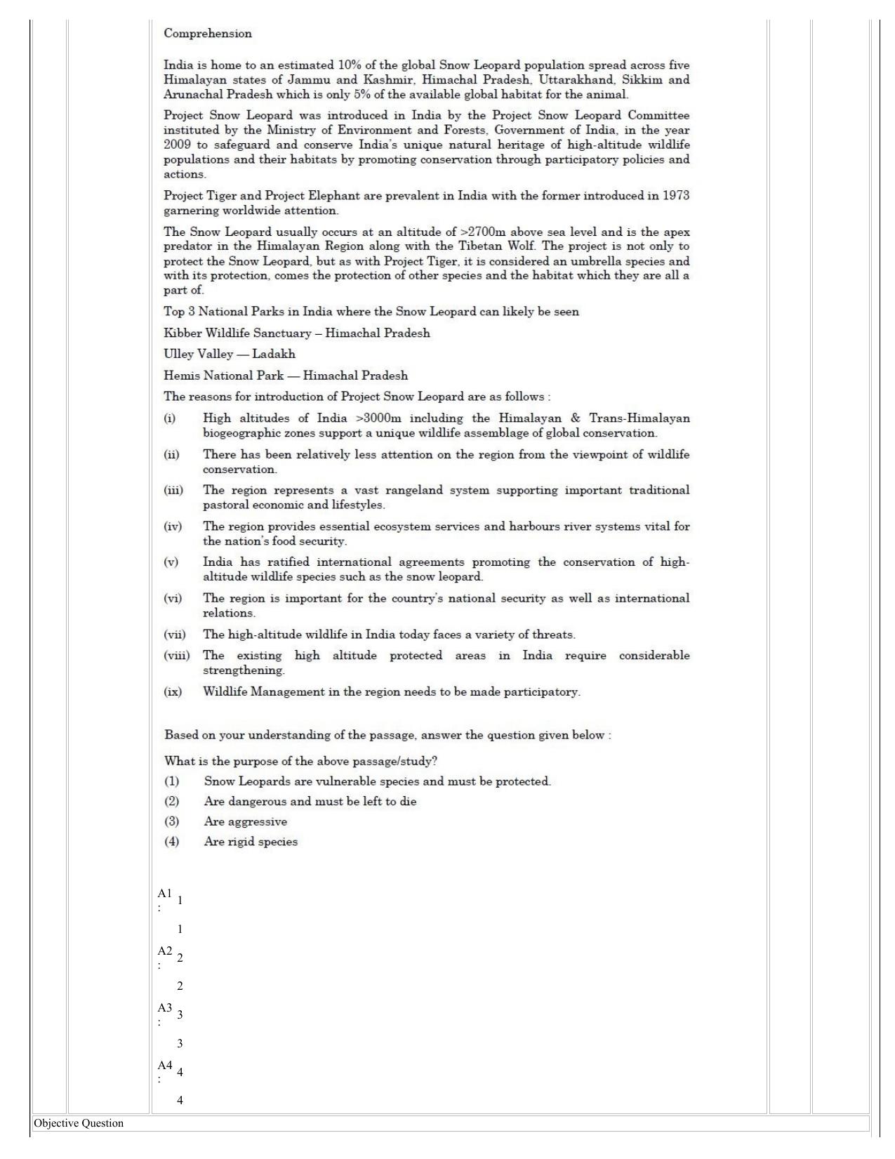 NCHMCT JEE 2023 Question Paper - Page 68