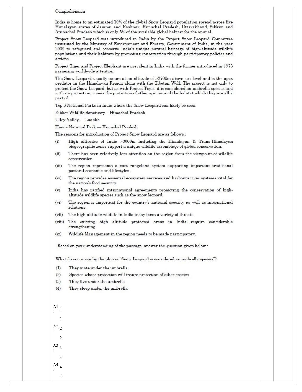 NCHMCT JEE 2023 Question Paper - Page 70