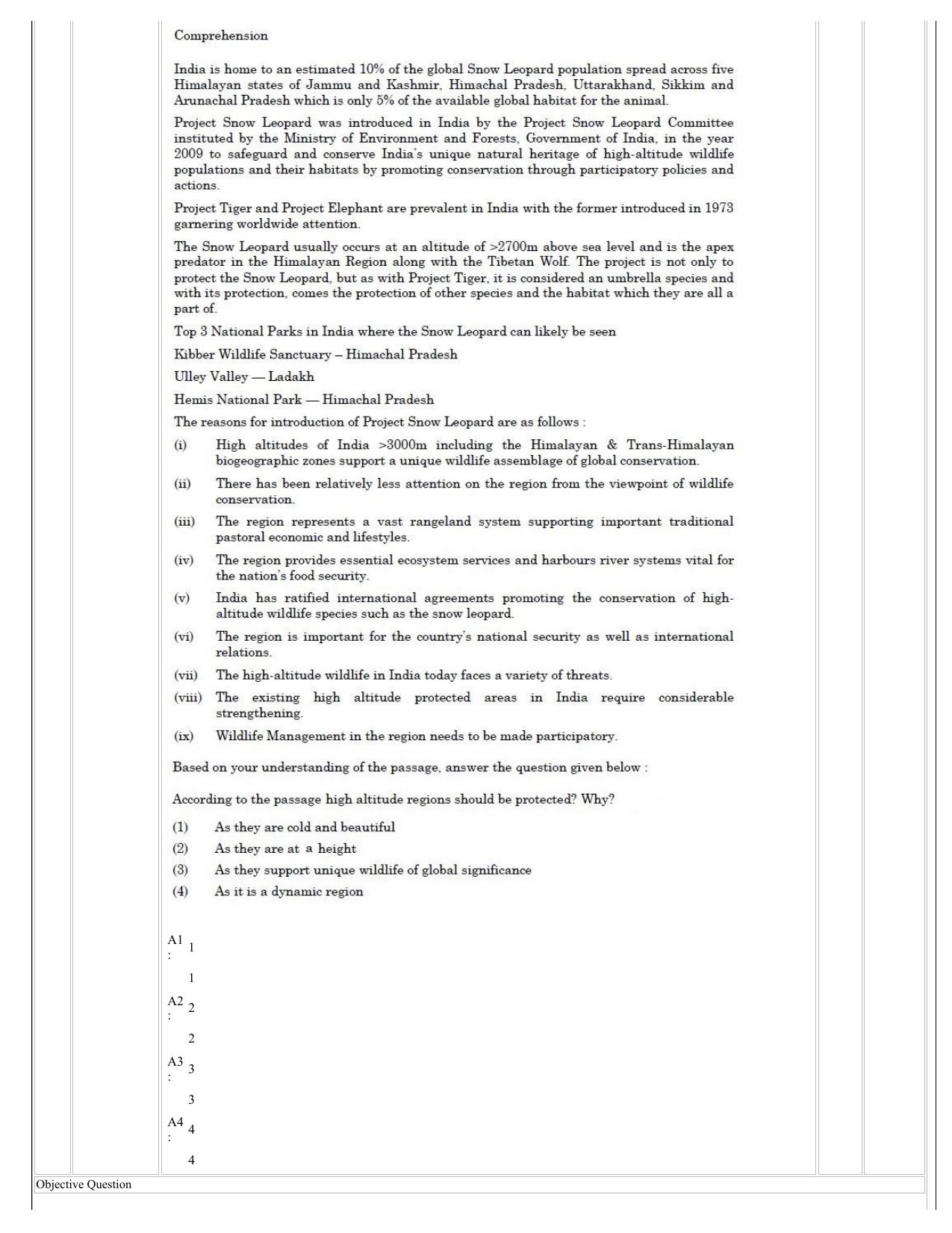 NCHMCT JEE 2023 Question Paper - Page 72
