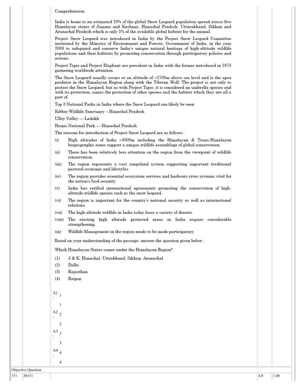 NCHMCT JEE 2023 Question Paper - Page 76