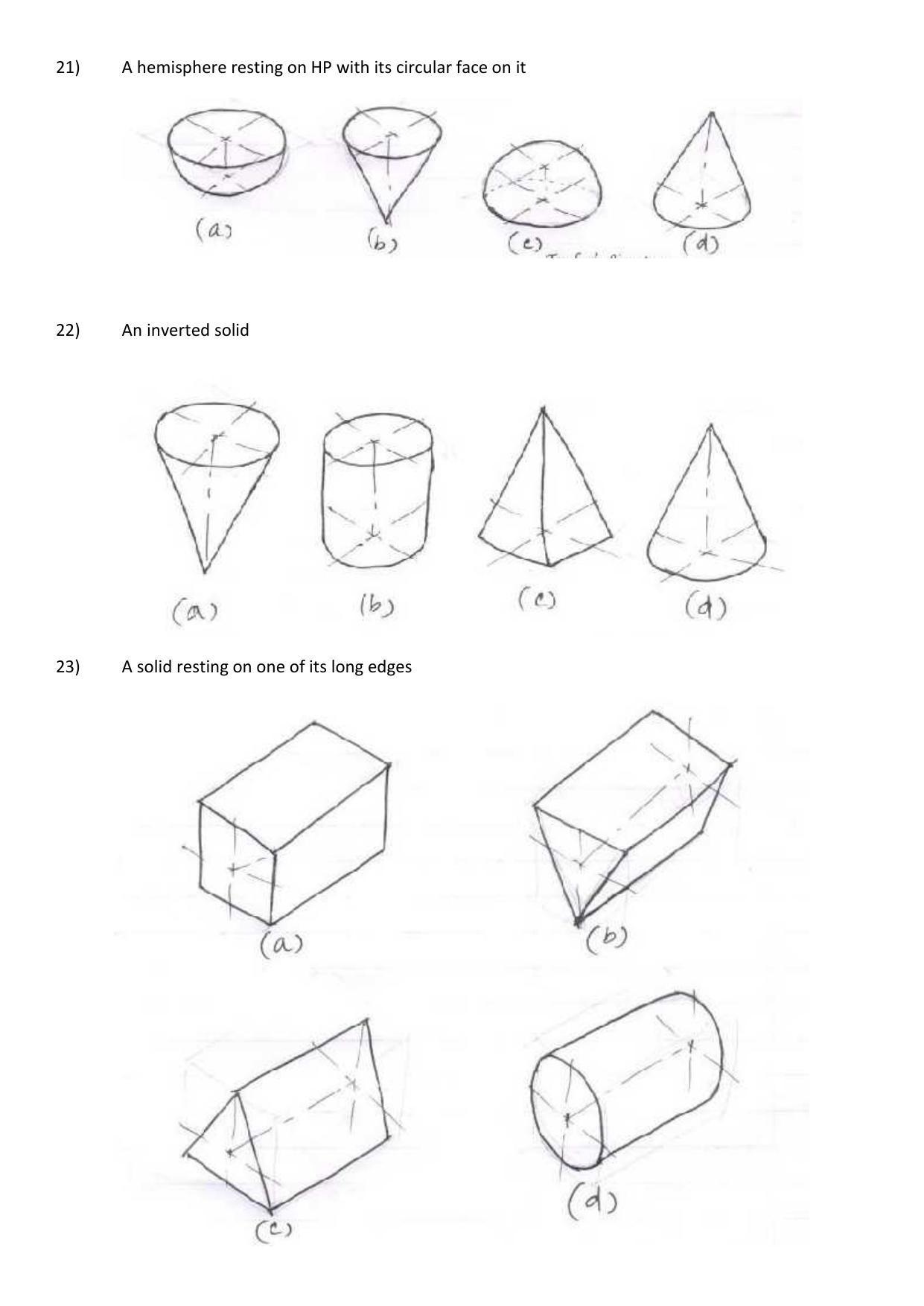 CBSE Class 12th Engineering Graphics Sample Question Paper 2021-22 - Page 4