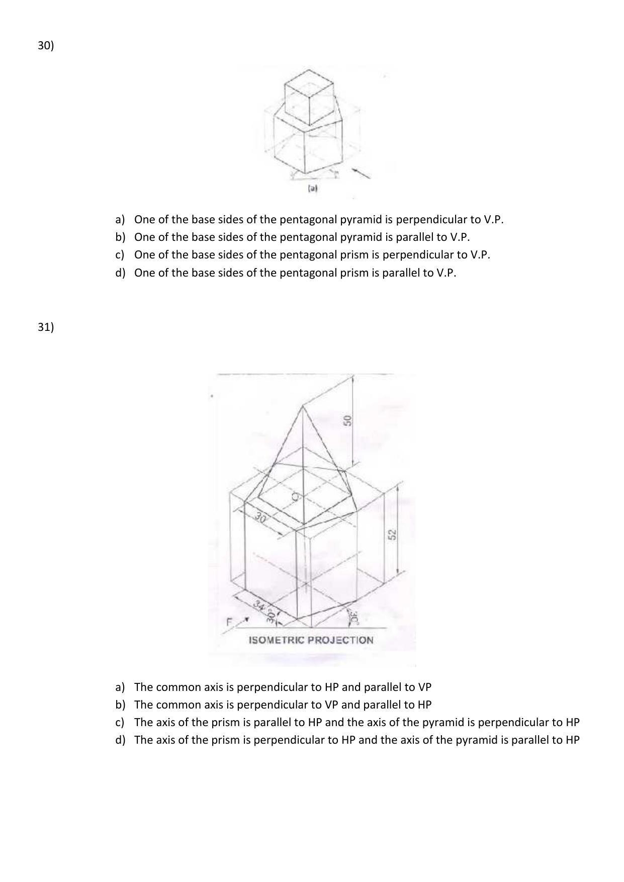 CBSE Class 12th Engineering Graphics Sample Question Paper 2021-22 - Page 8