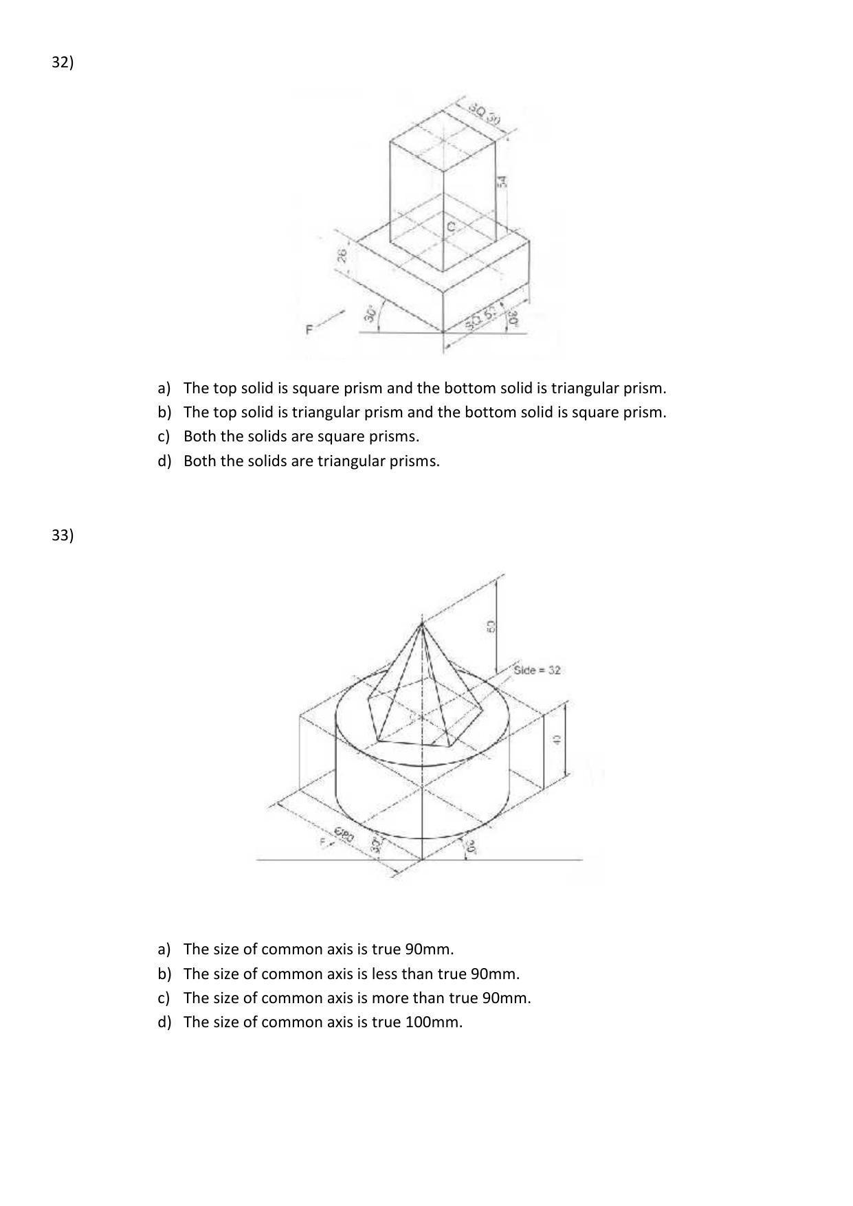 CBSE Class 12th Engineering Graphics Sample Question Paper 2021-22 - Page 9