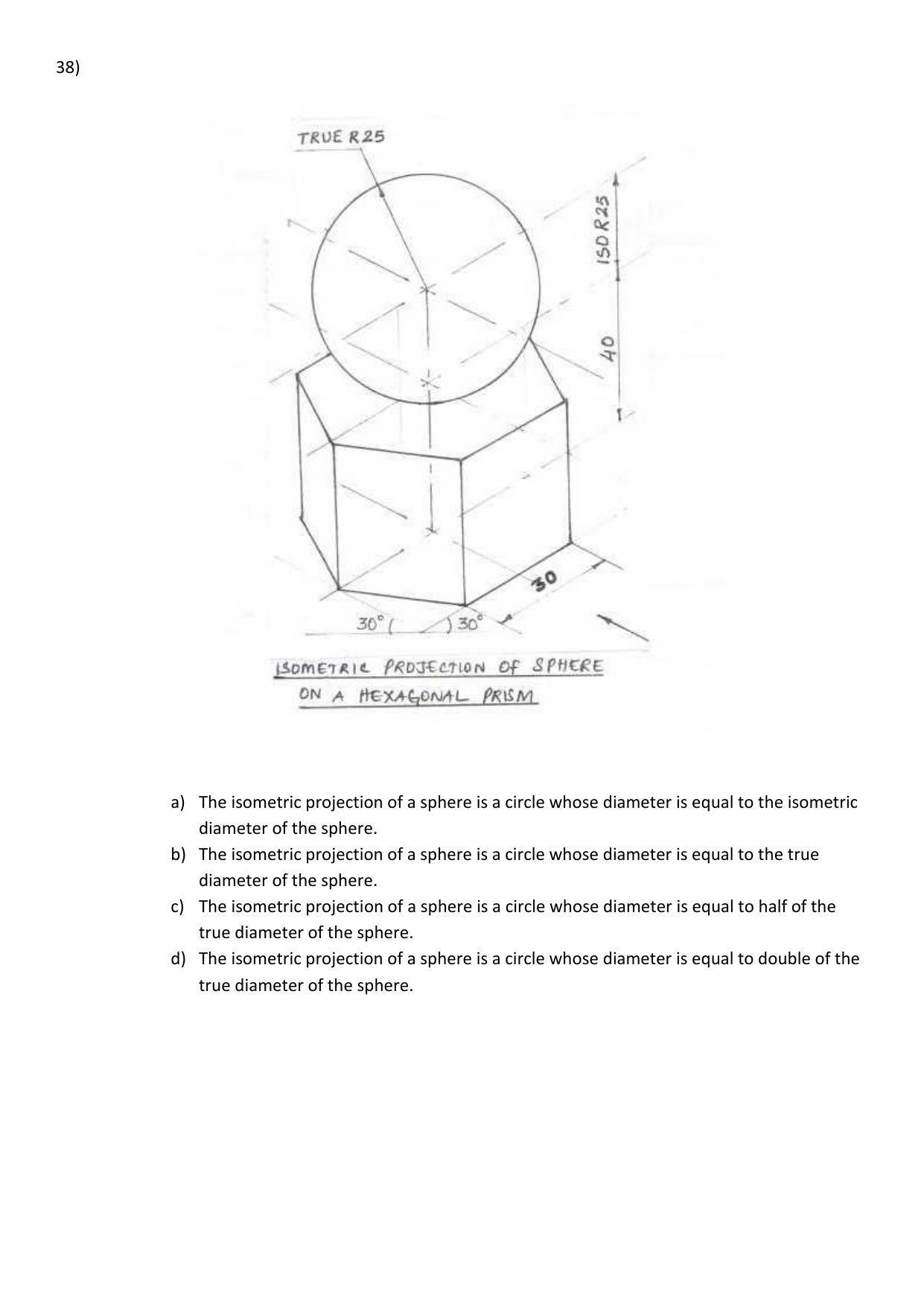 CBSE Class 12th Engineering Graphics Sample Question Paper 2021-22 - Page 14