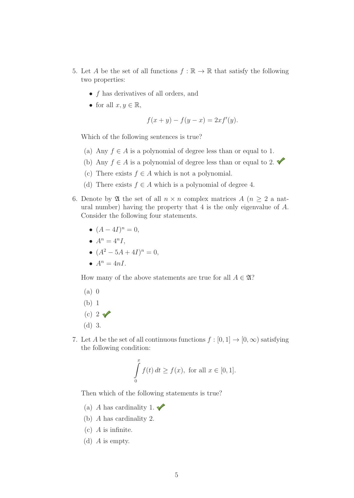TIFR GS 2018 Computer & Systems Sciences Question Paper - Page 6