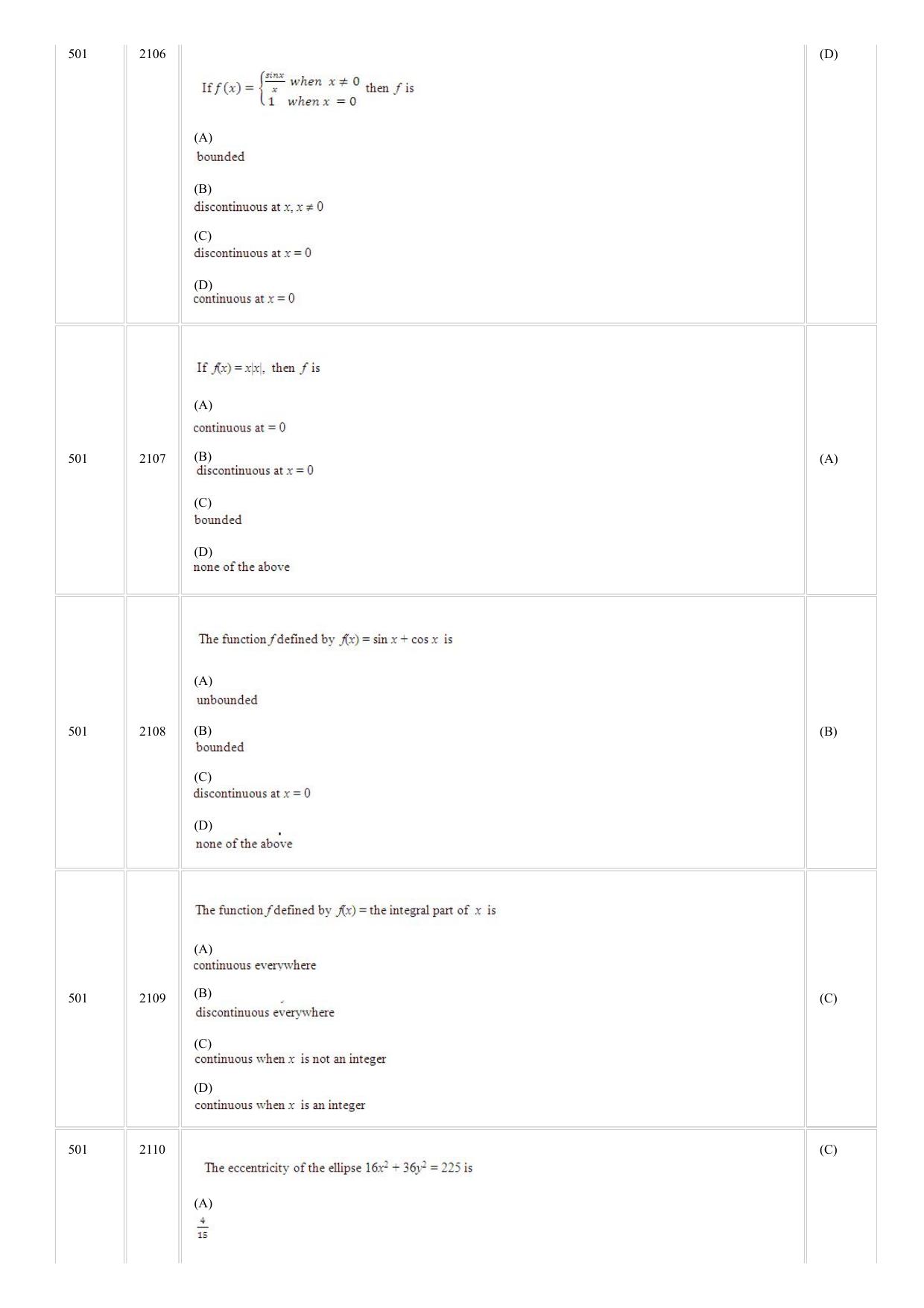 CUSAT CAT 2018 MCA FINAL Question Paper - Page 2