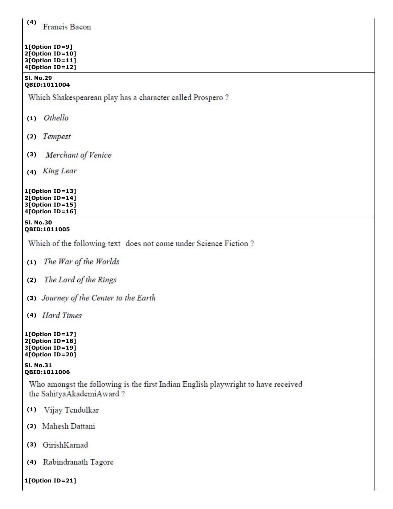CUET (PG) 2022: PGQP05-English (01-09-2022) Question Paper - Page 17
