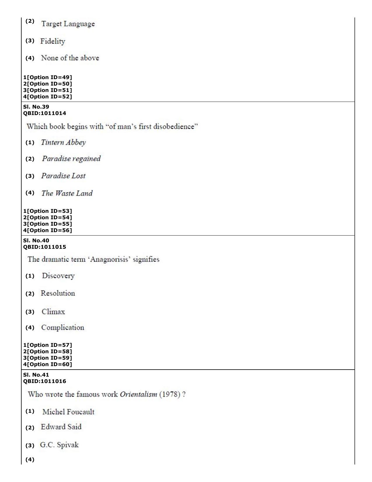 CUET (PG) 2022: PGQP05-English (01-09-2022) Question Paper - Page 20