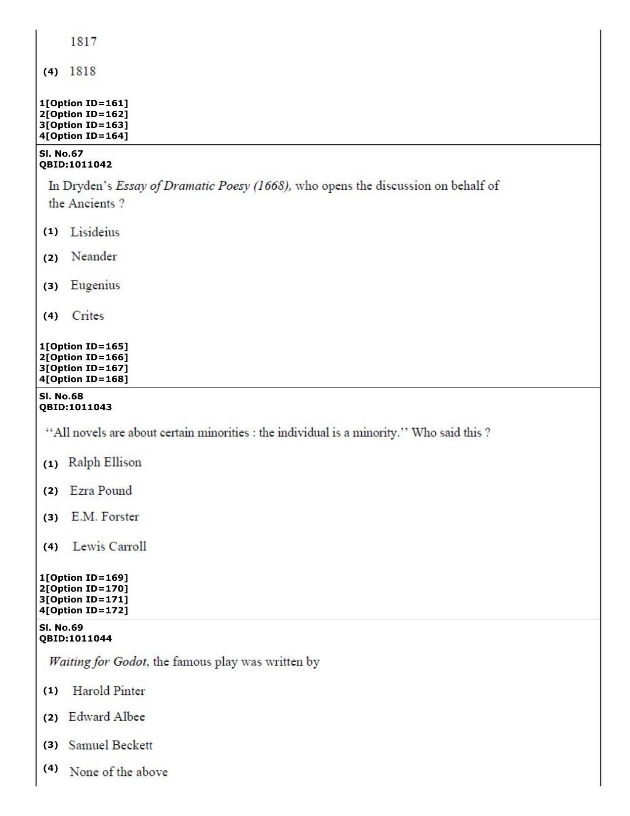 CUET (PG) 2022: PGQP05-English (01-09-2022) Question Paper - Page 29