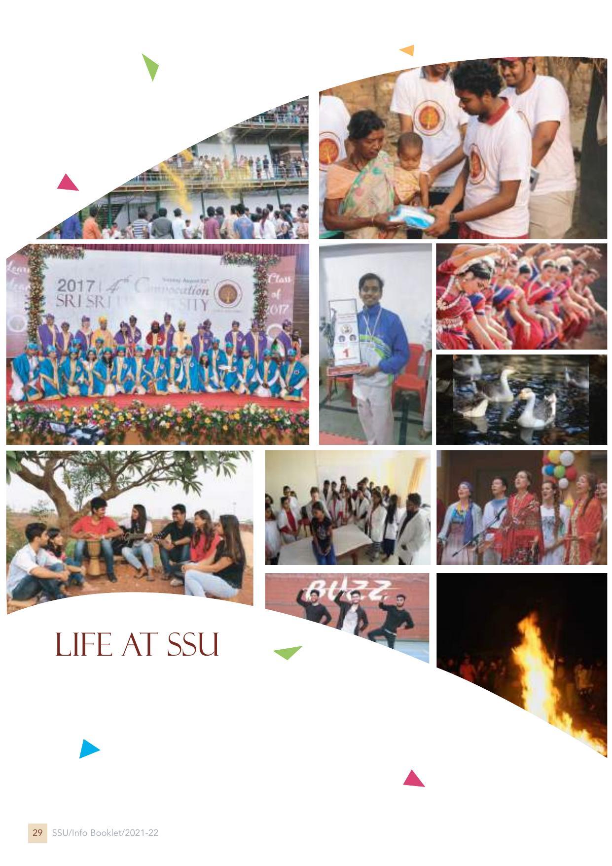 Sri Sri University, Cuttack Final Info Booklet Prospectus 2021-22 - Page 32