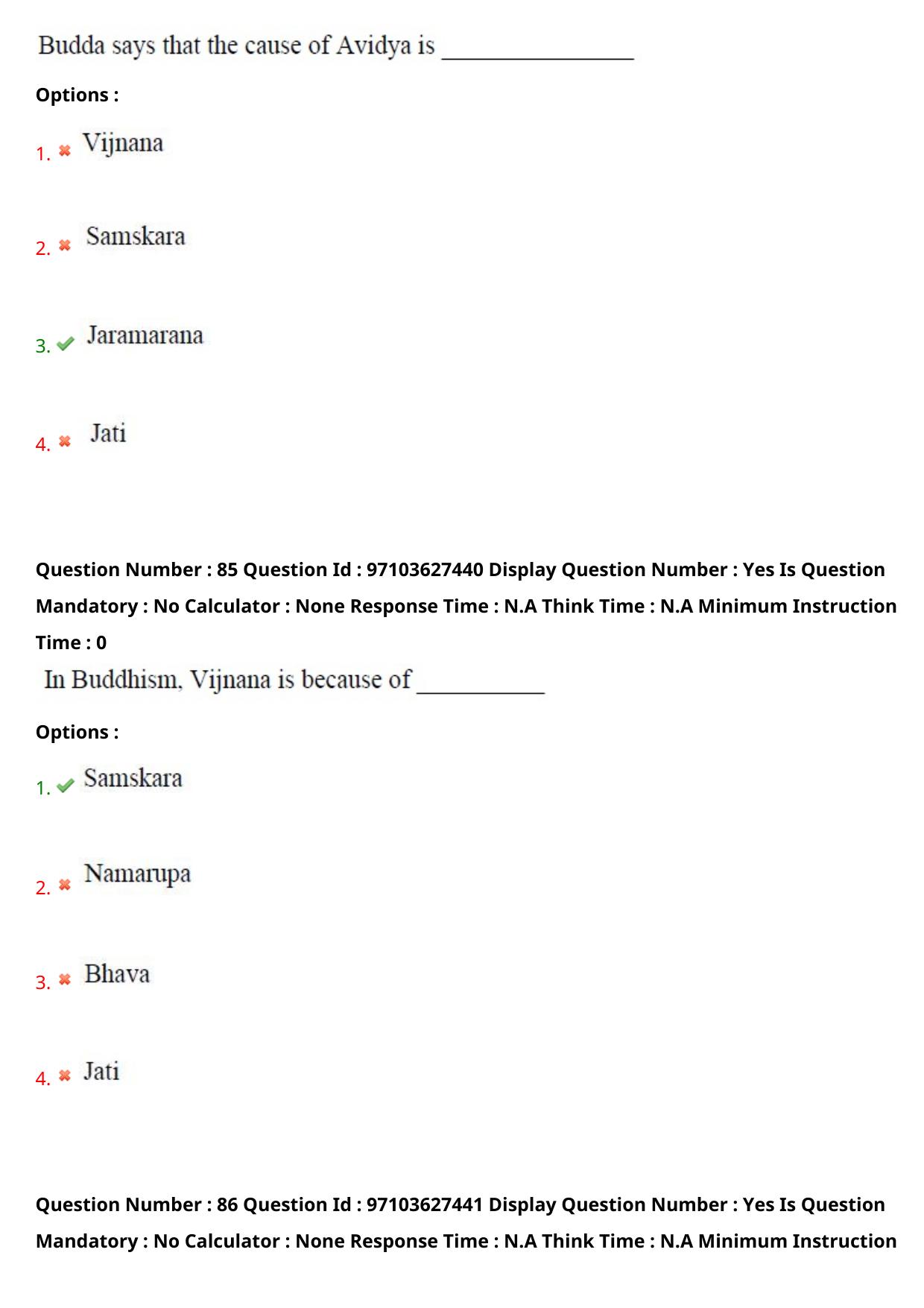 AP RCET 2024 Buddhist Studies Question Paper - Page 53
