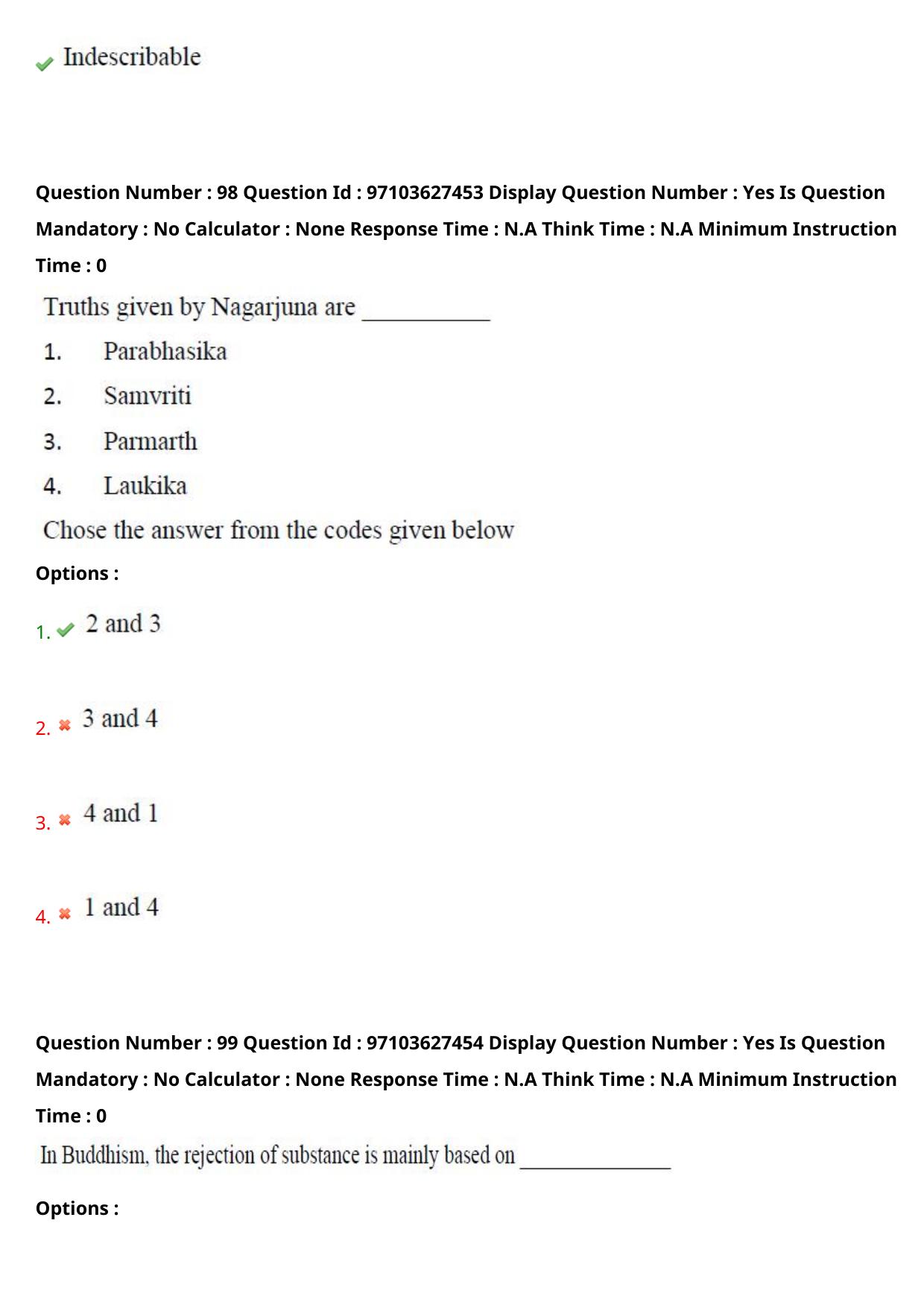 AP RCET 2024 Buddhist Studies Question Paper - Page 60