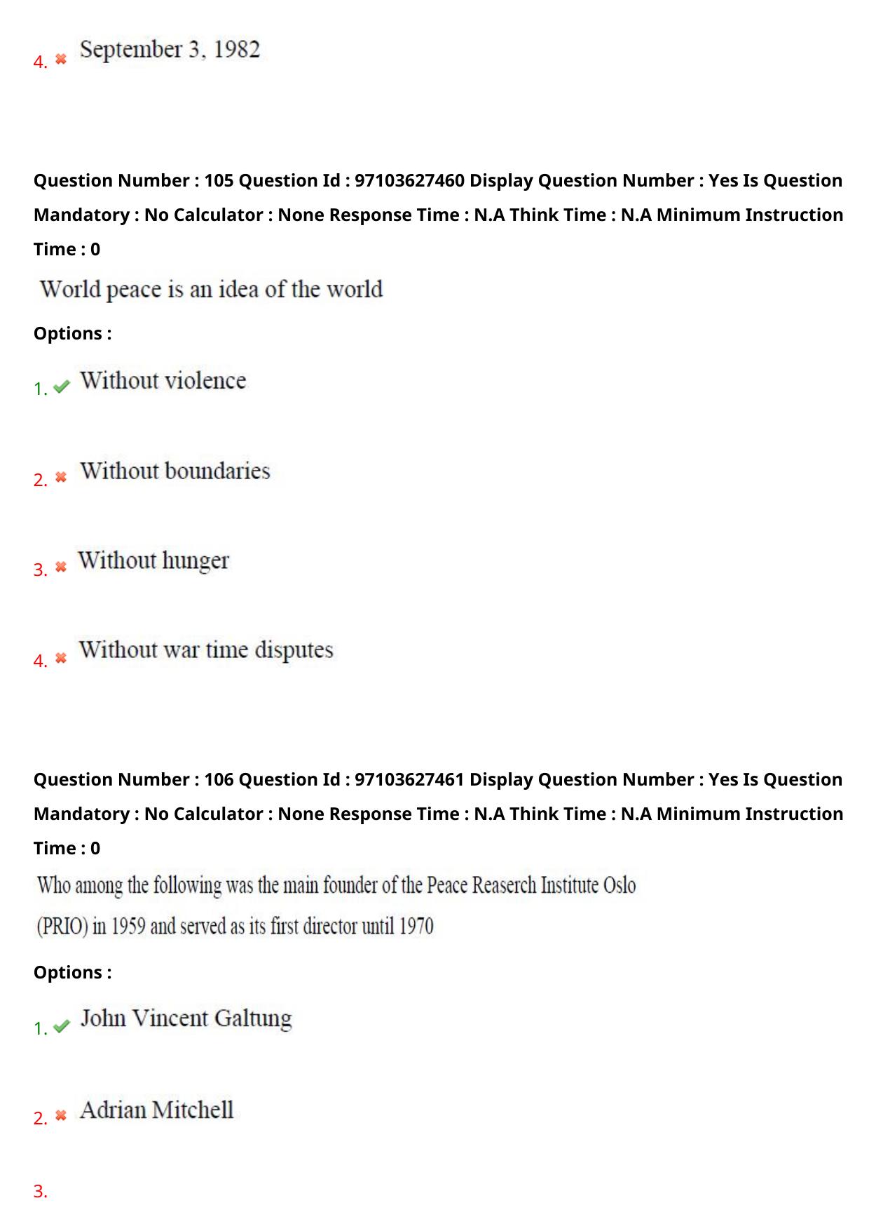 AP RCET 2024 Buddhist Studies Question Paper - Page 64