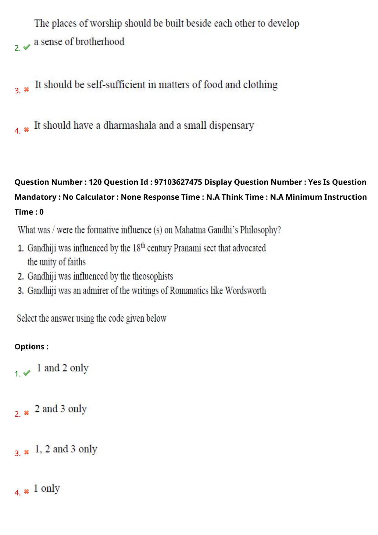 AP RCET 2024 Buddhist Studies Question Paper - Page 72