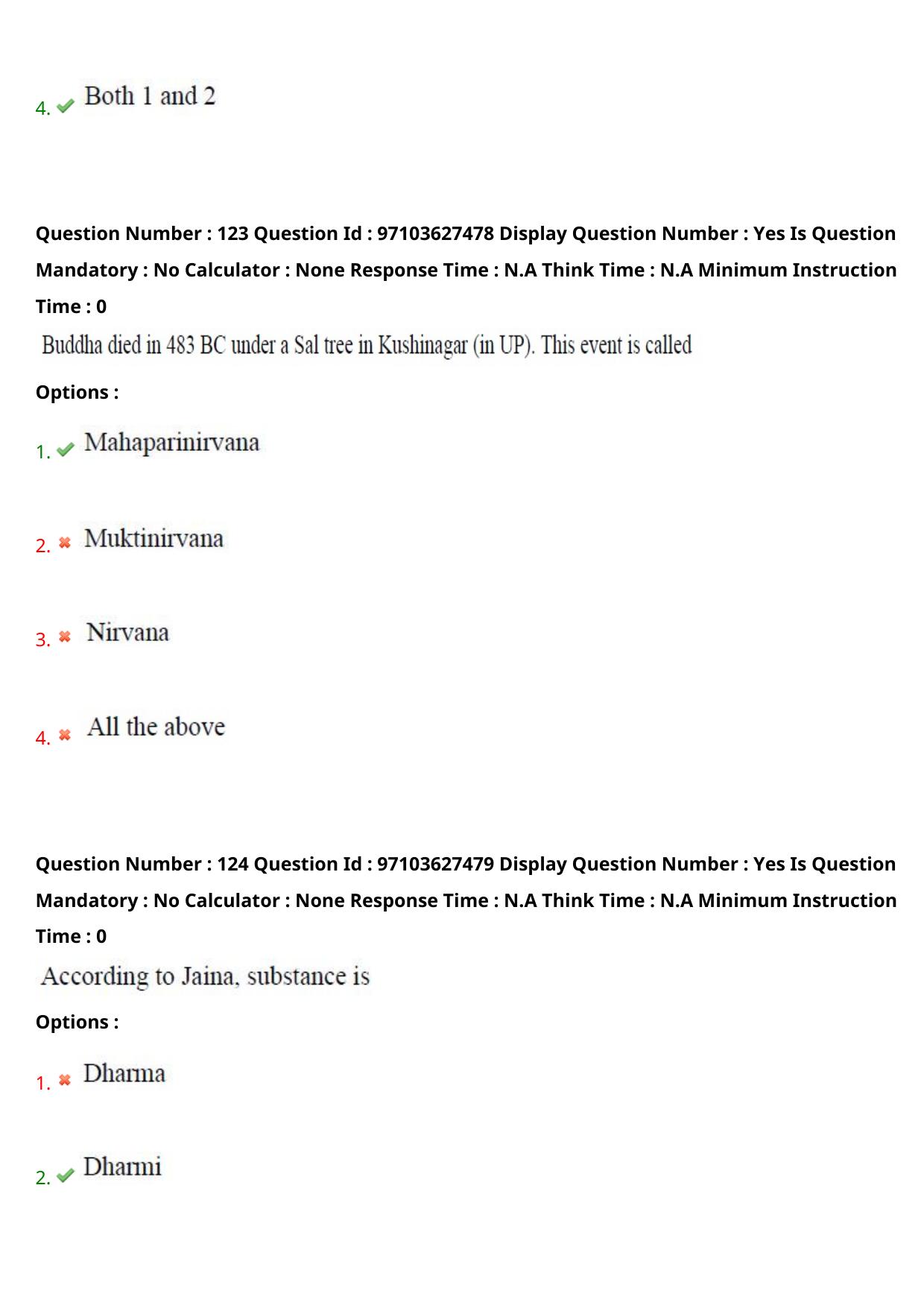 AP RCET 2024 Buddhist Studies Question Paper - Page 74