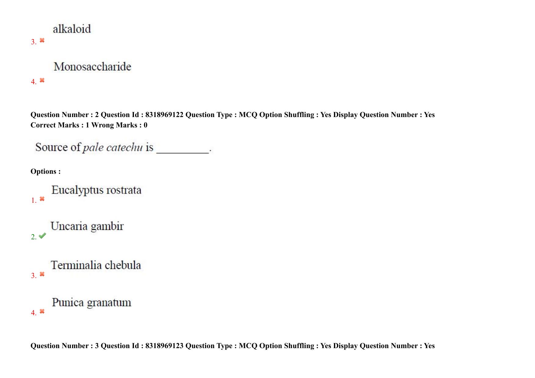 AP PGCET 2025 Pharmacy Paper with Answer Key - Page 3