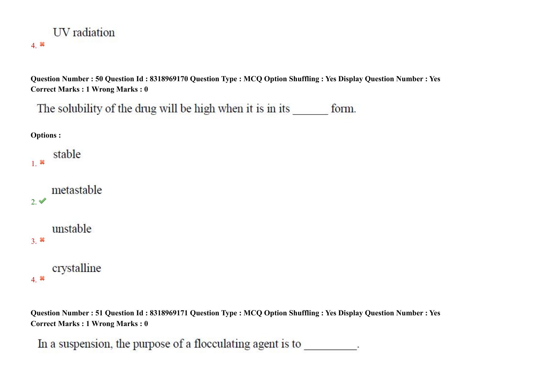 AP PGCET 2025 Pharmacy Paper with Answer Key - Page 40