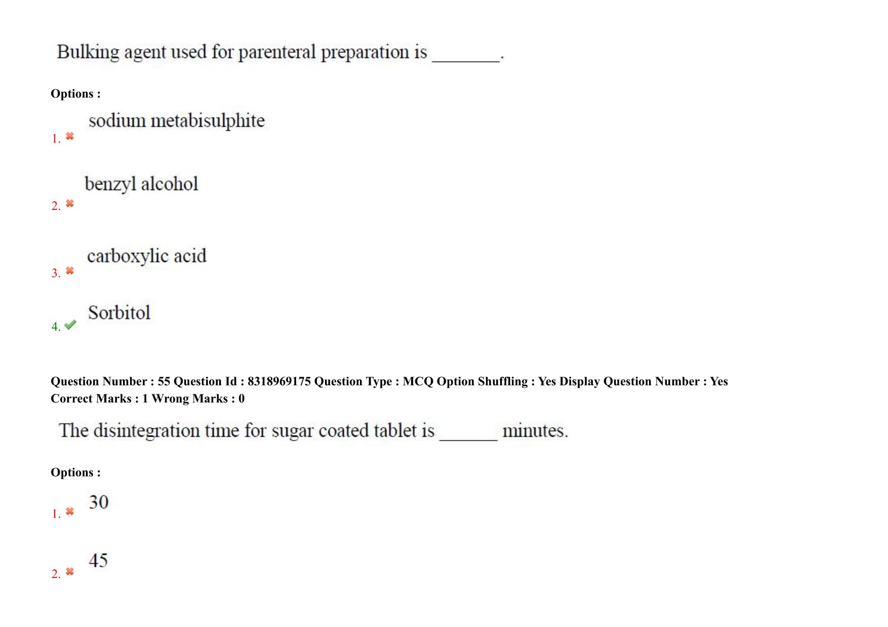 AP PGCET 2025 Pharmacy Paper with Answer Key - Page 43