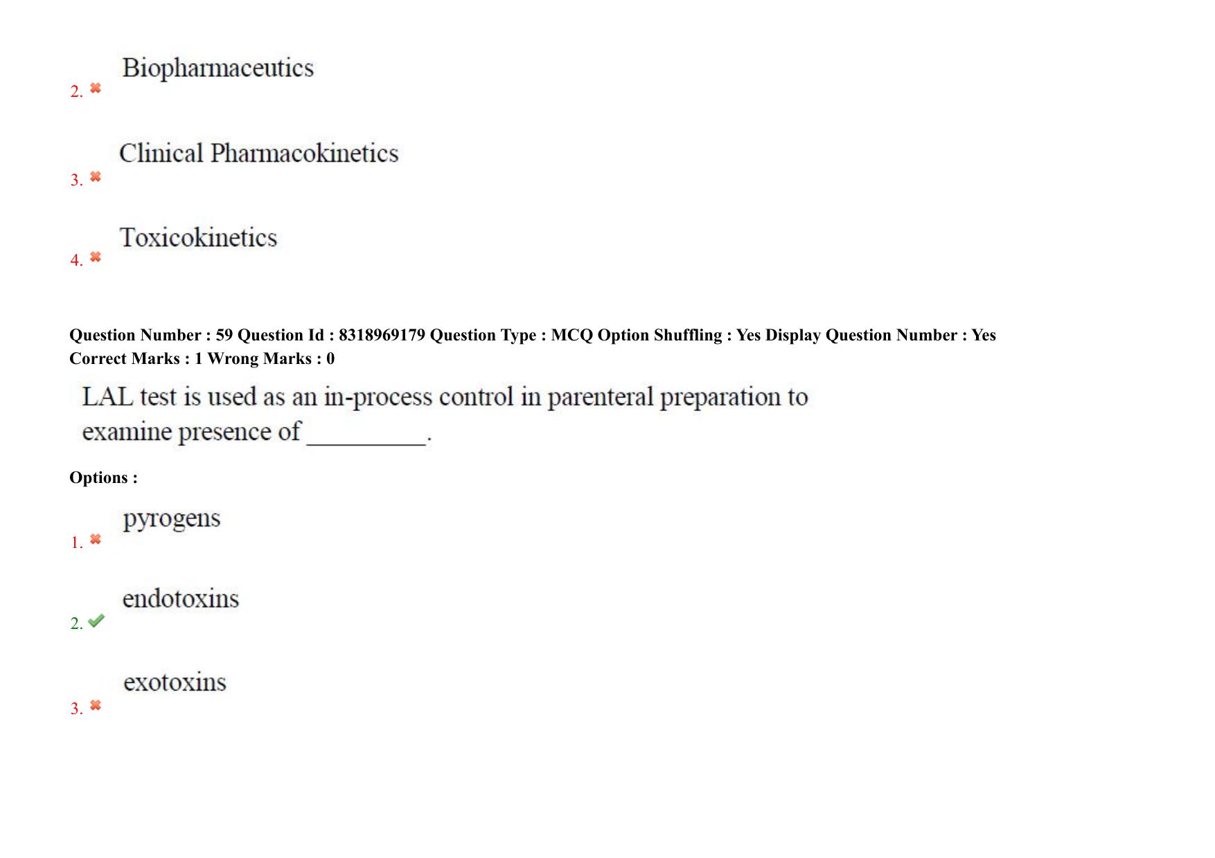 AP PGCET 2025 Pharmacy Paper with Answer Key - Page 46