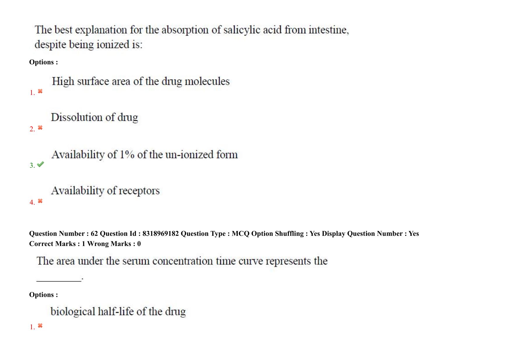 AP PGCET 2025 Pharmacy Paper with Answer Key - Page 48