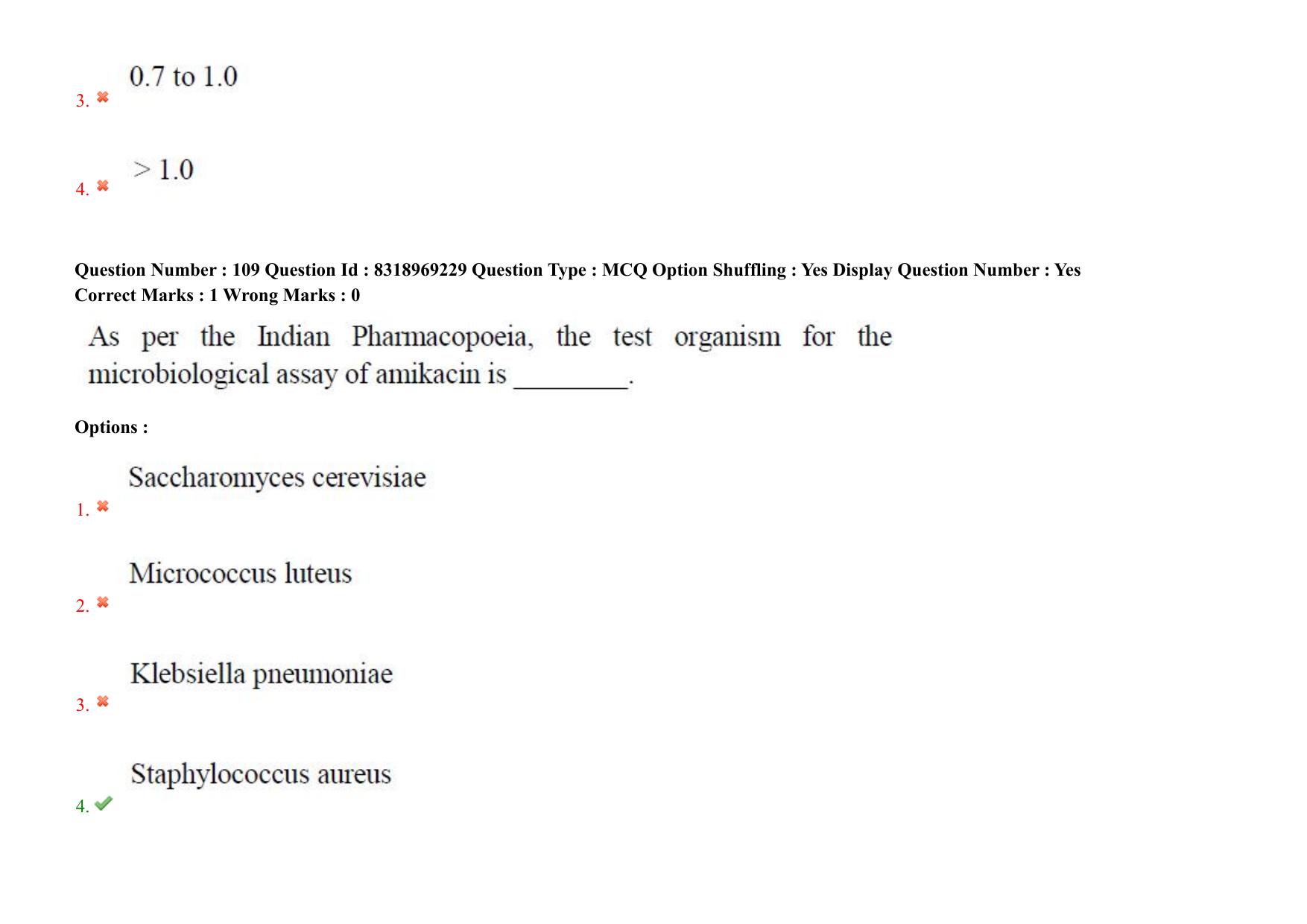 AP PGCET 2025 Pharmacy Paper with Answer Key - Page 83