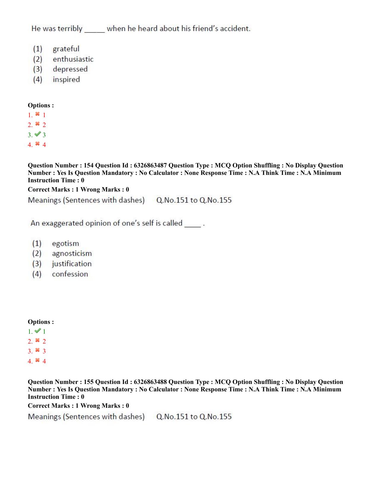 TS ICET 2022 Question Paper 1 - Jul 27, 2022 - Page 138